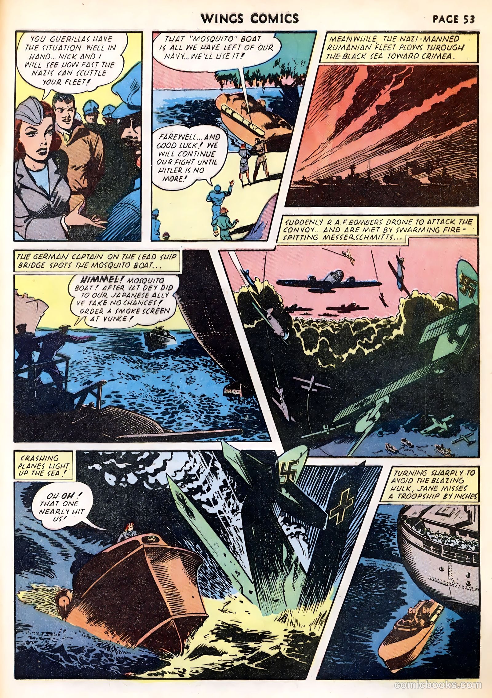 Wings Comics #23 — page 55 of 68