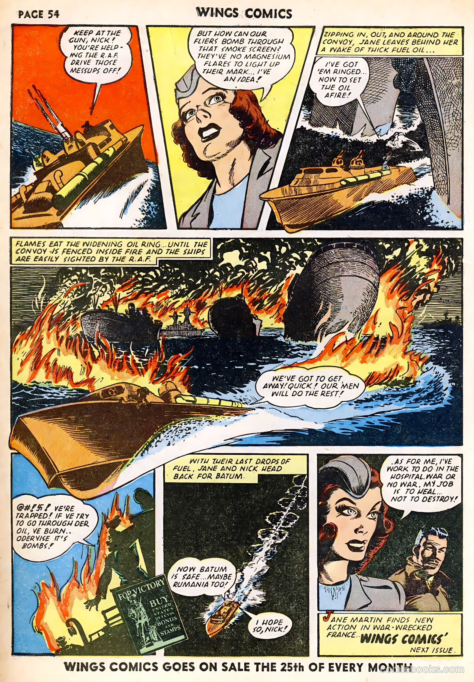 Wings Comics #23 — page 56 of 68
