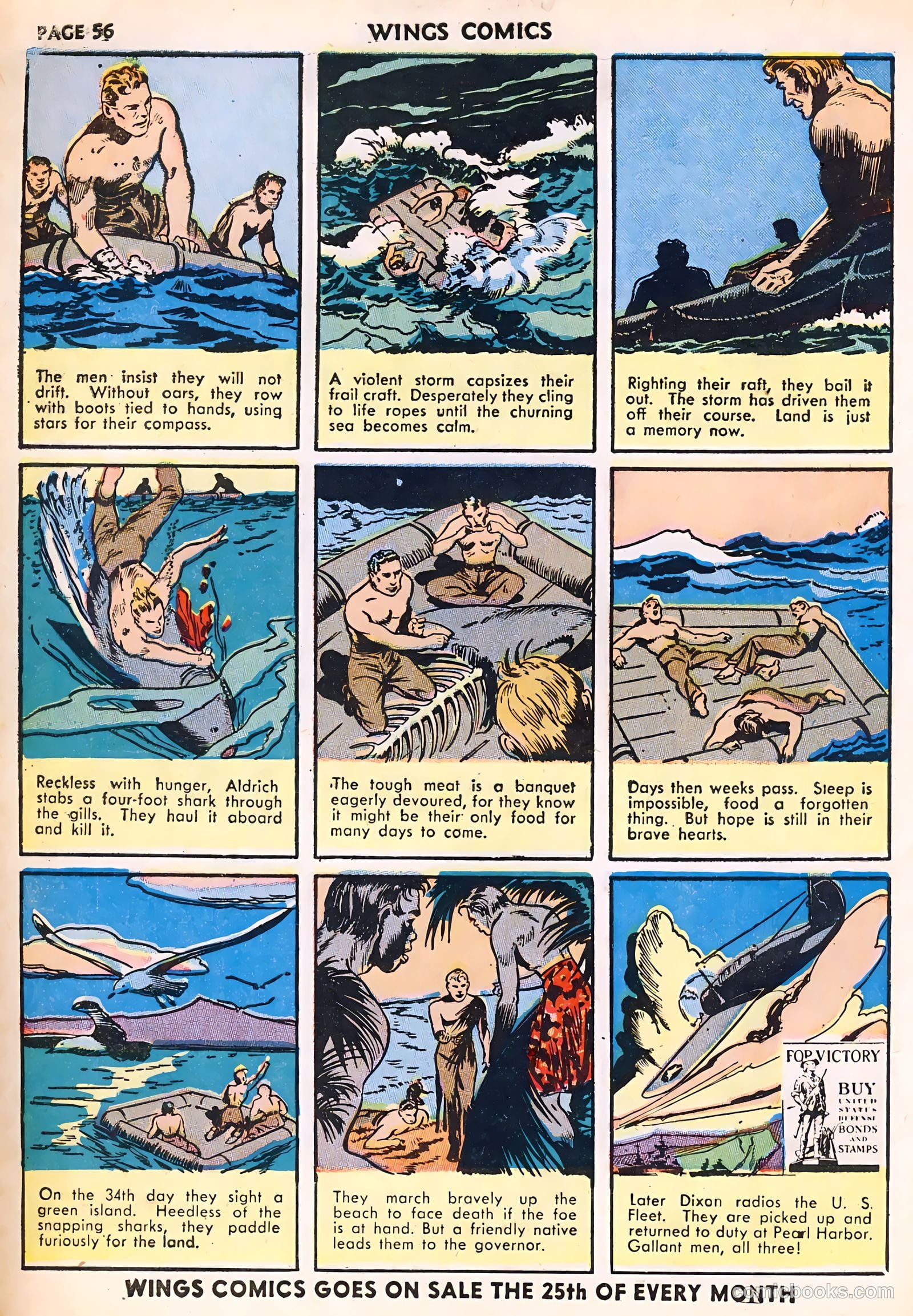 Wings Comics #23 — page 58 of 68