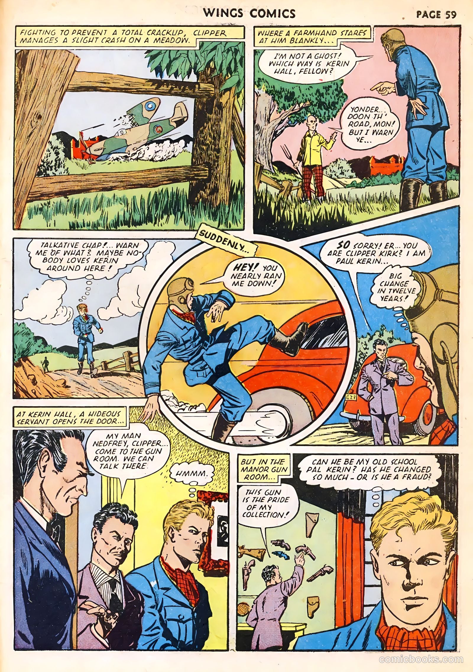 Wings Comics #23 — page 61 of 68