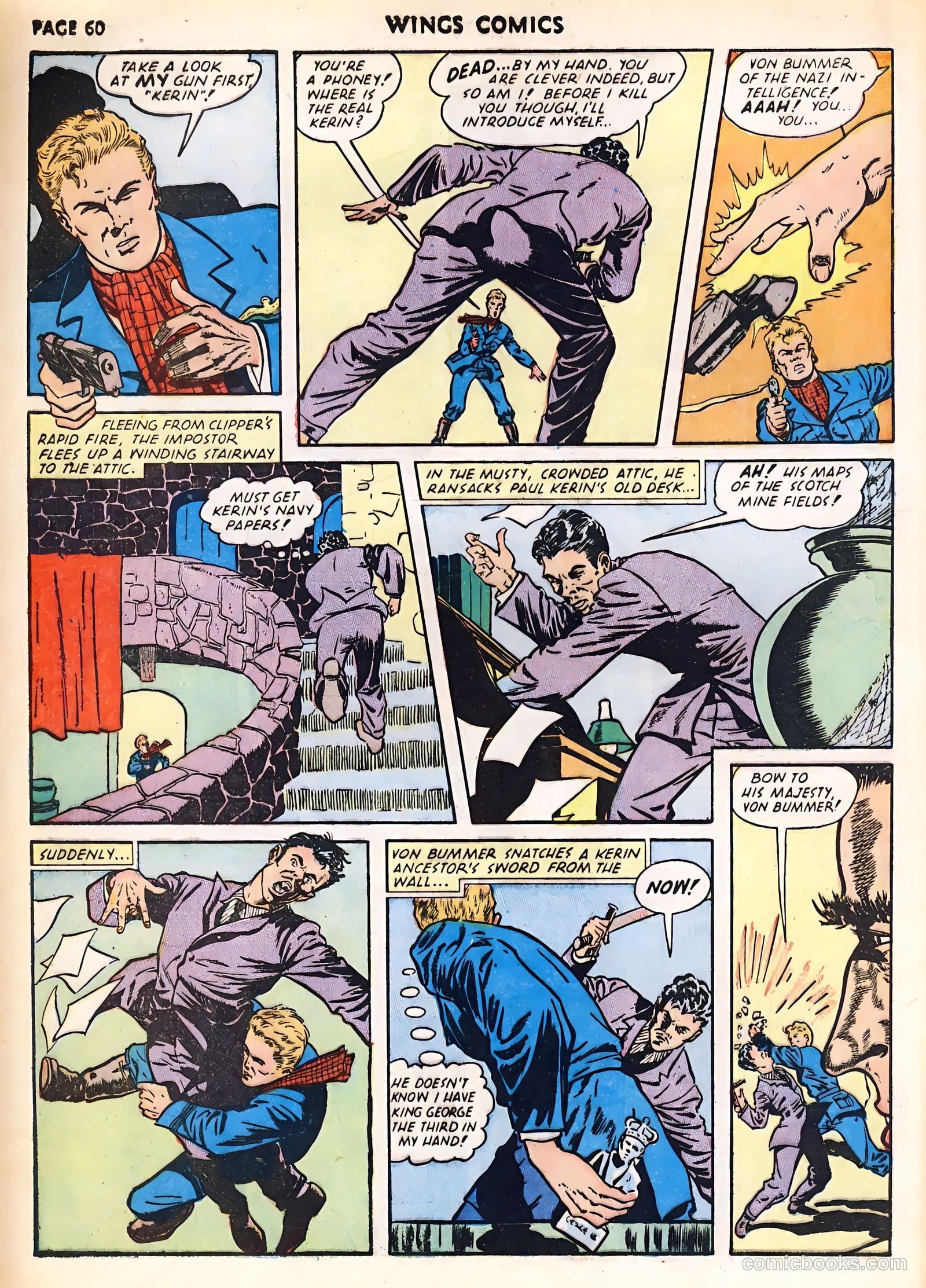 Wings Comics #23 — page 62 of 68