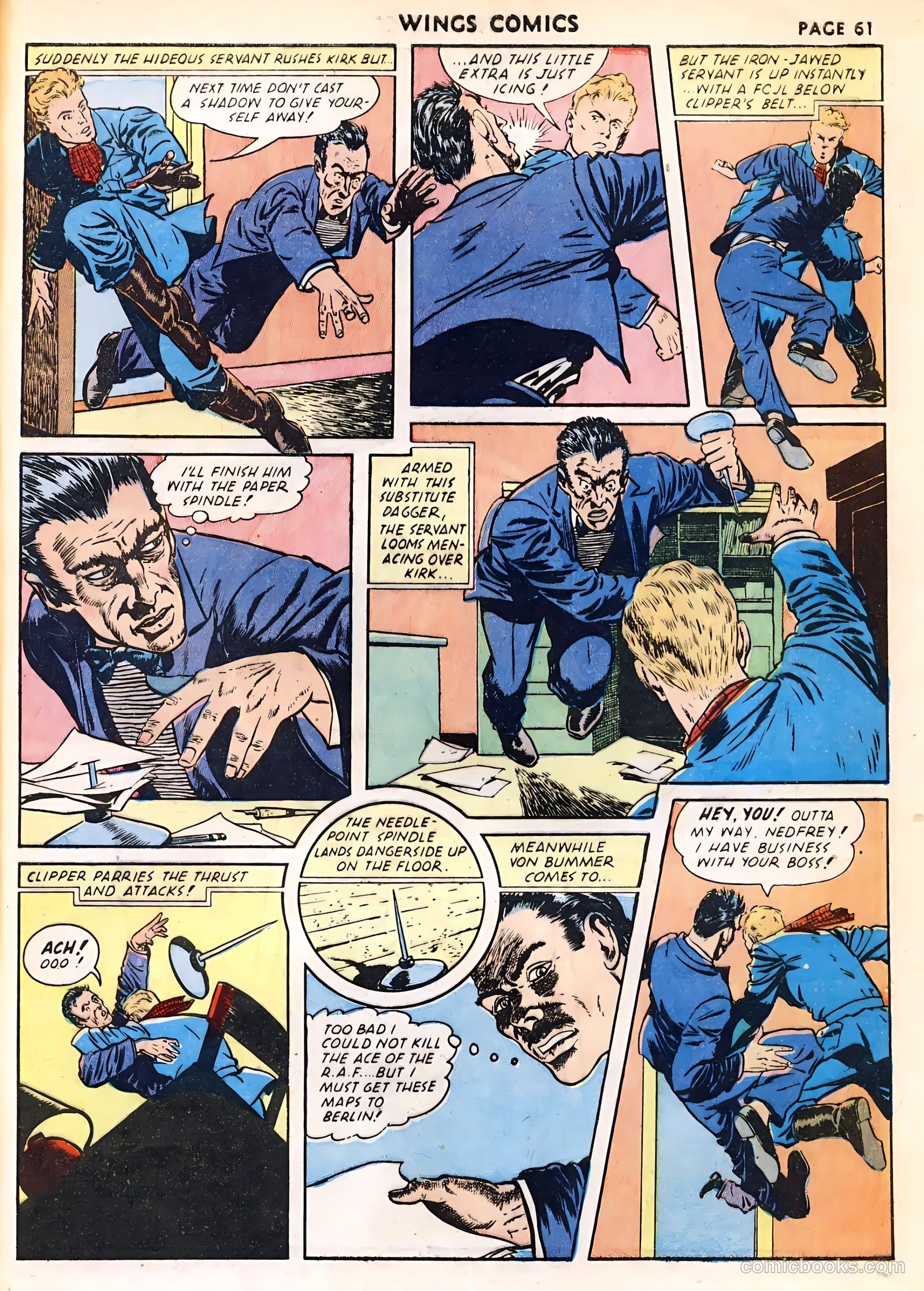 Wings Comics #23 — page 63 of 68