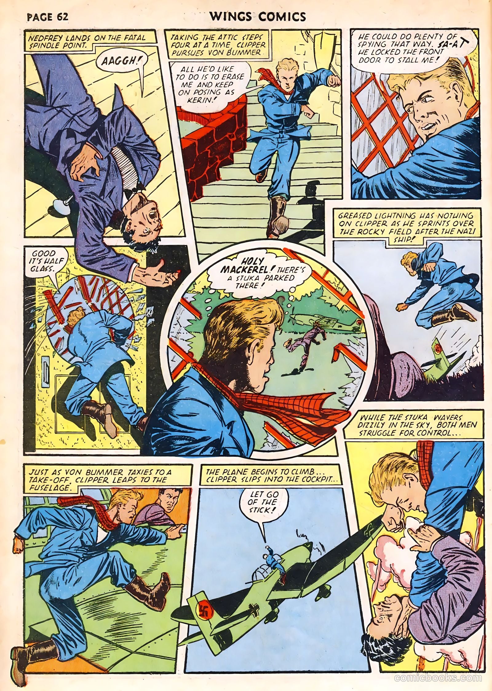 Wings Comics #23 — page 64 of 68
