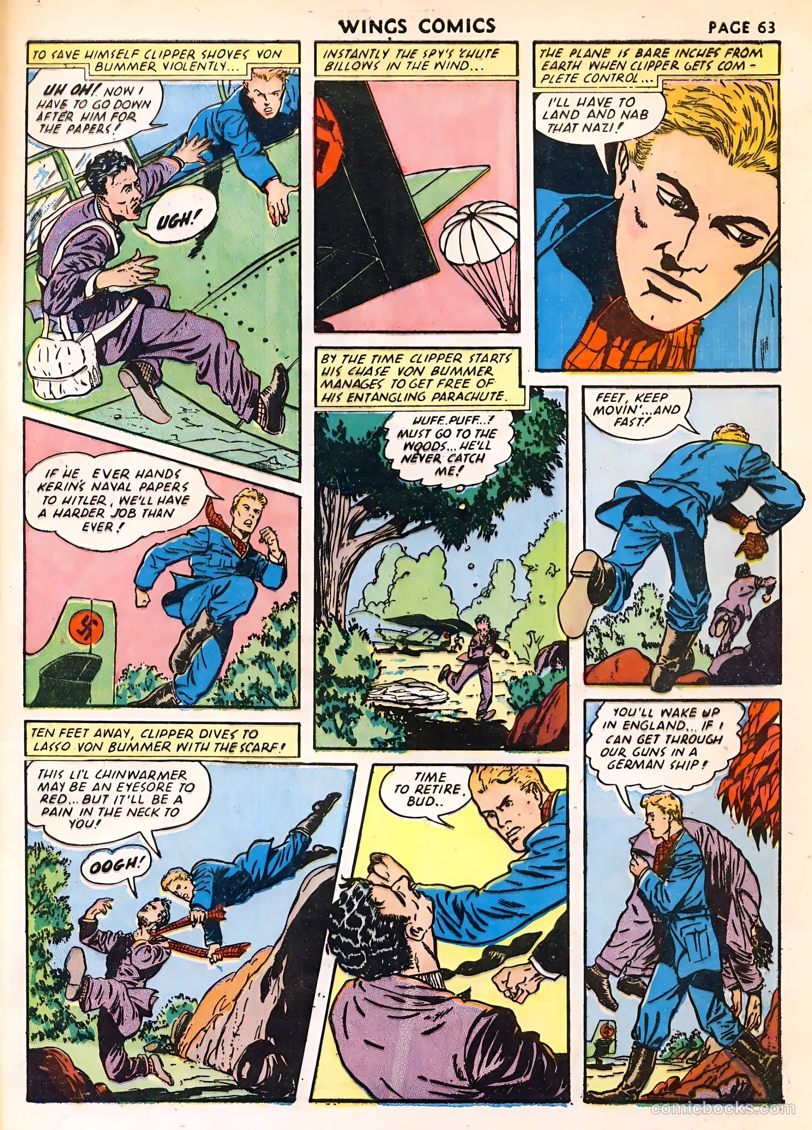 Wings Comics #23 — page 65 of 68