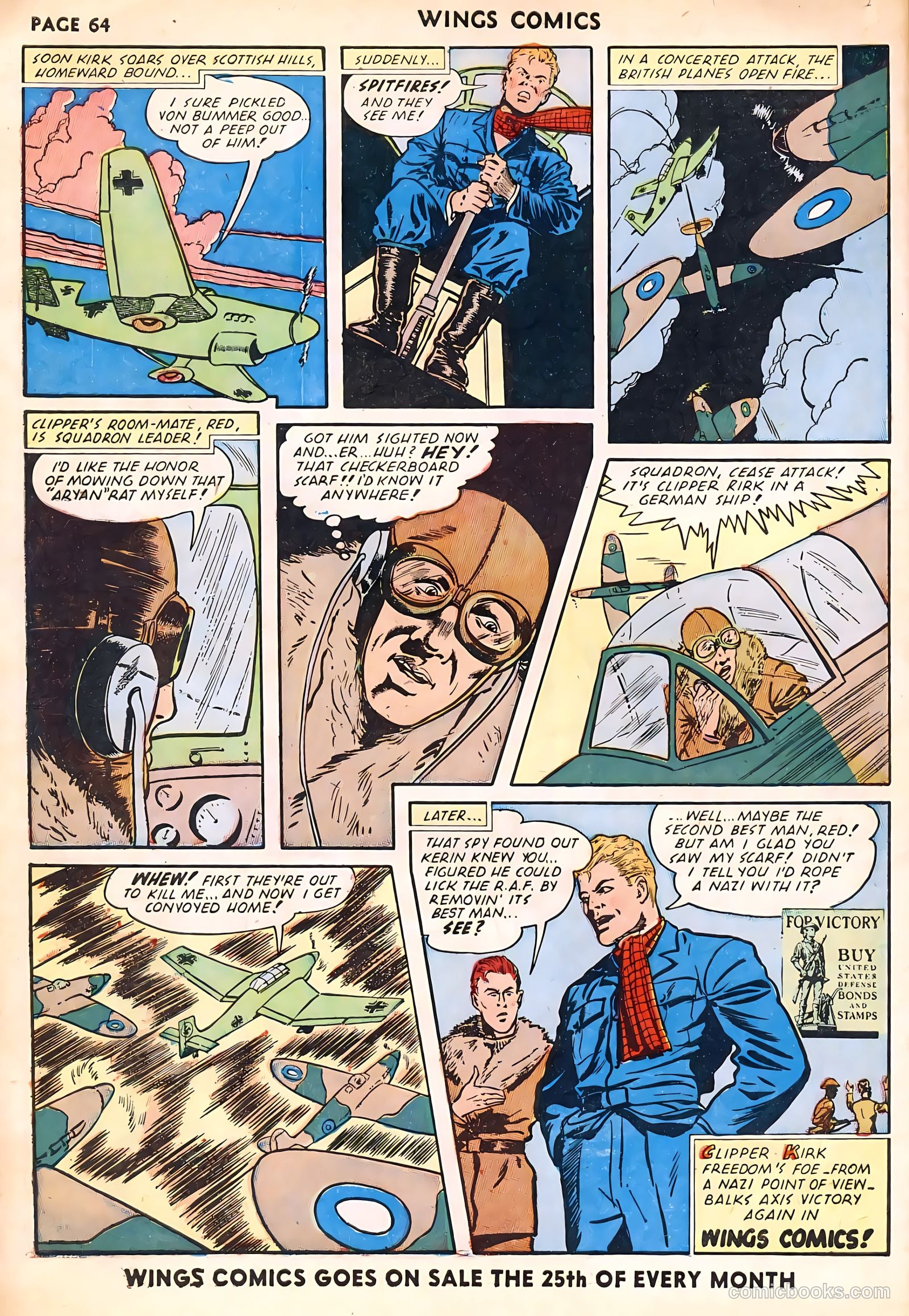 Wings Comics #23 — page 66 of 68