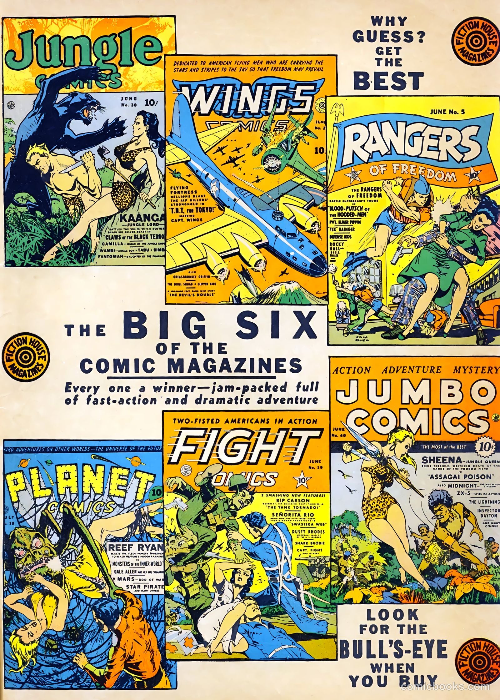 Wings Comics #23 — page 67 of 68