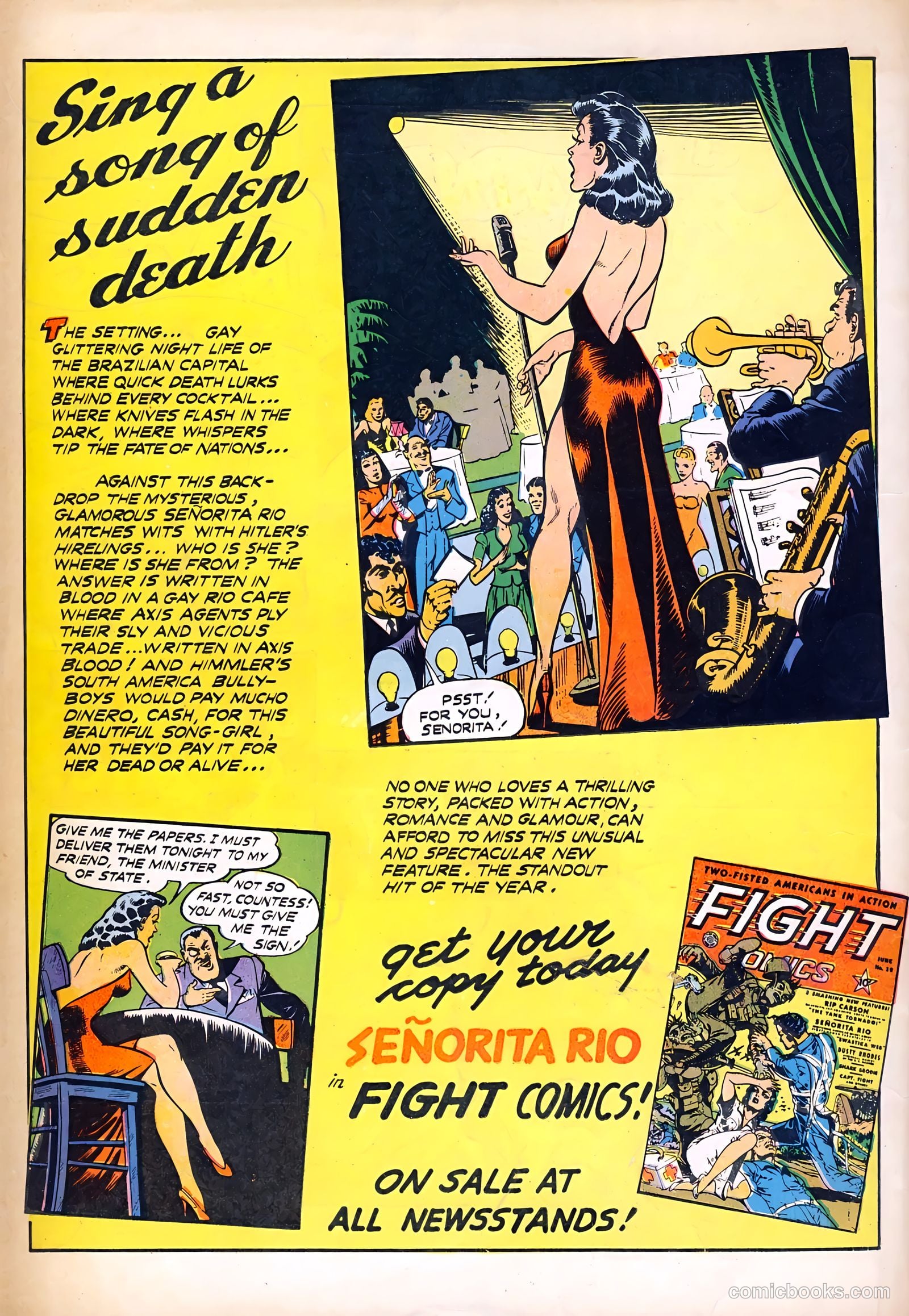 Wings Comics #23 — page 68 of 68