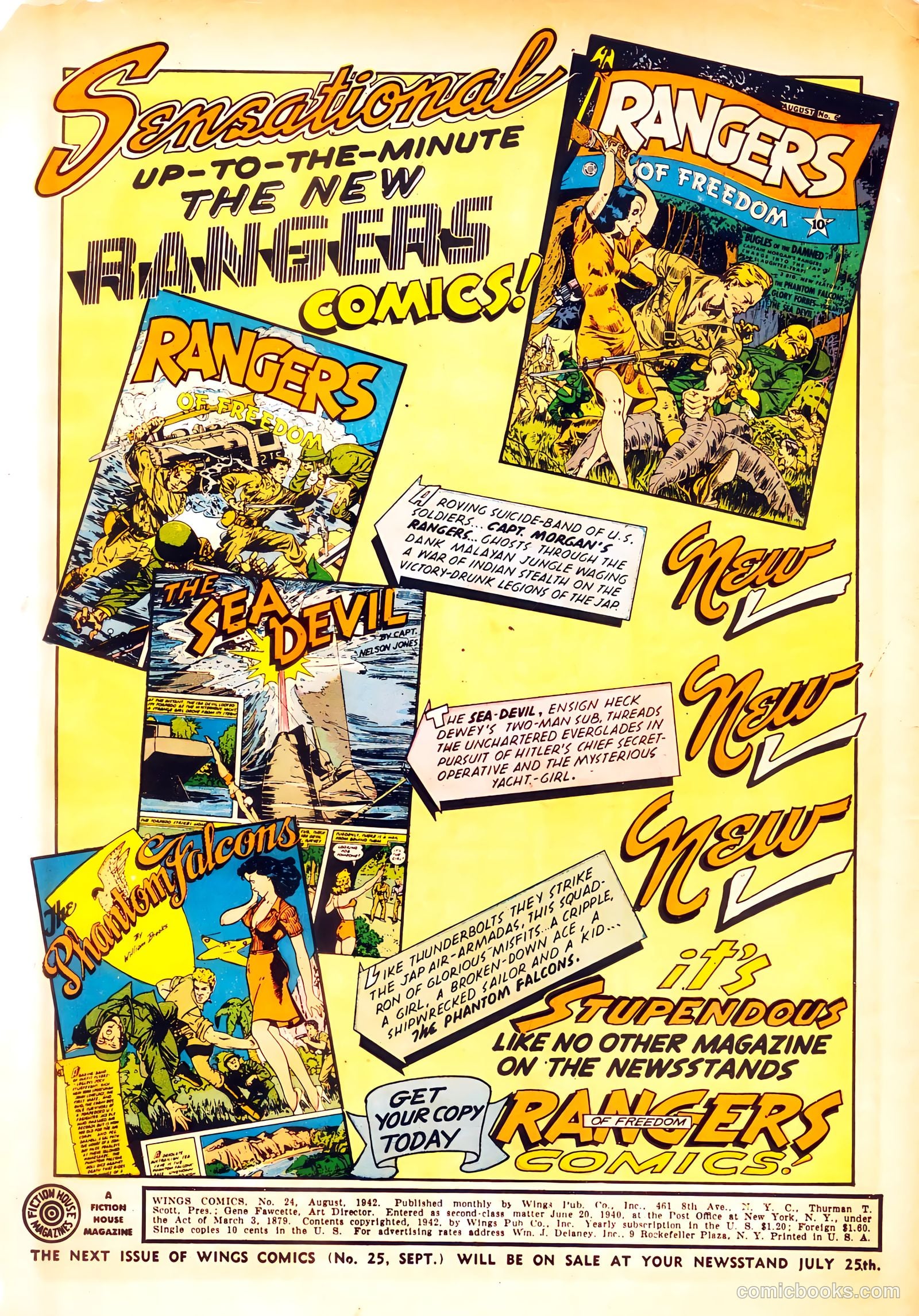 Wings Comics #24 — page 2 of 68