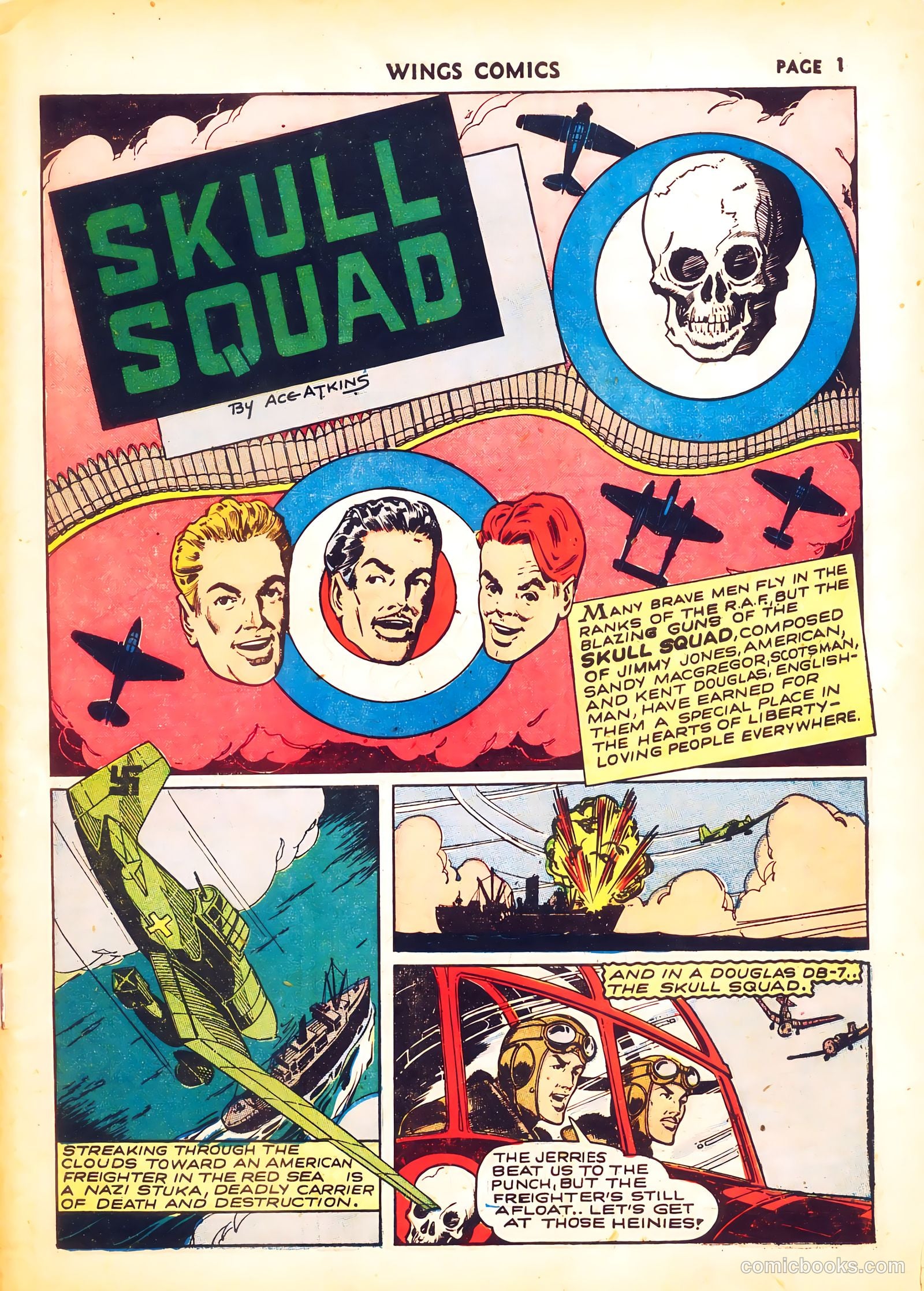 Wings Comics #24 — page 3 of 68