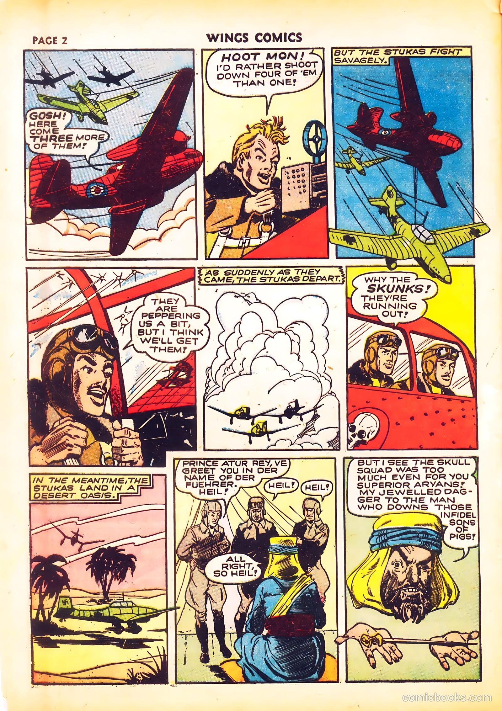 Wings Comics #24 — page 4 of 68