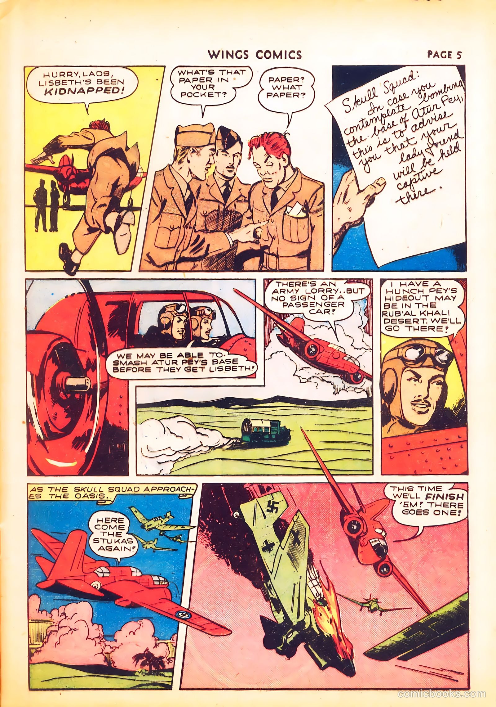 Wings Comics #24 — page 7 of 68