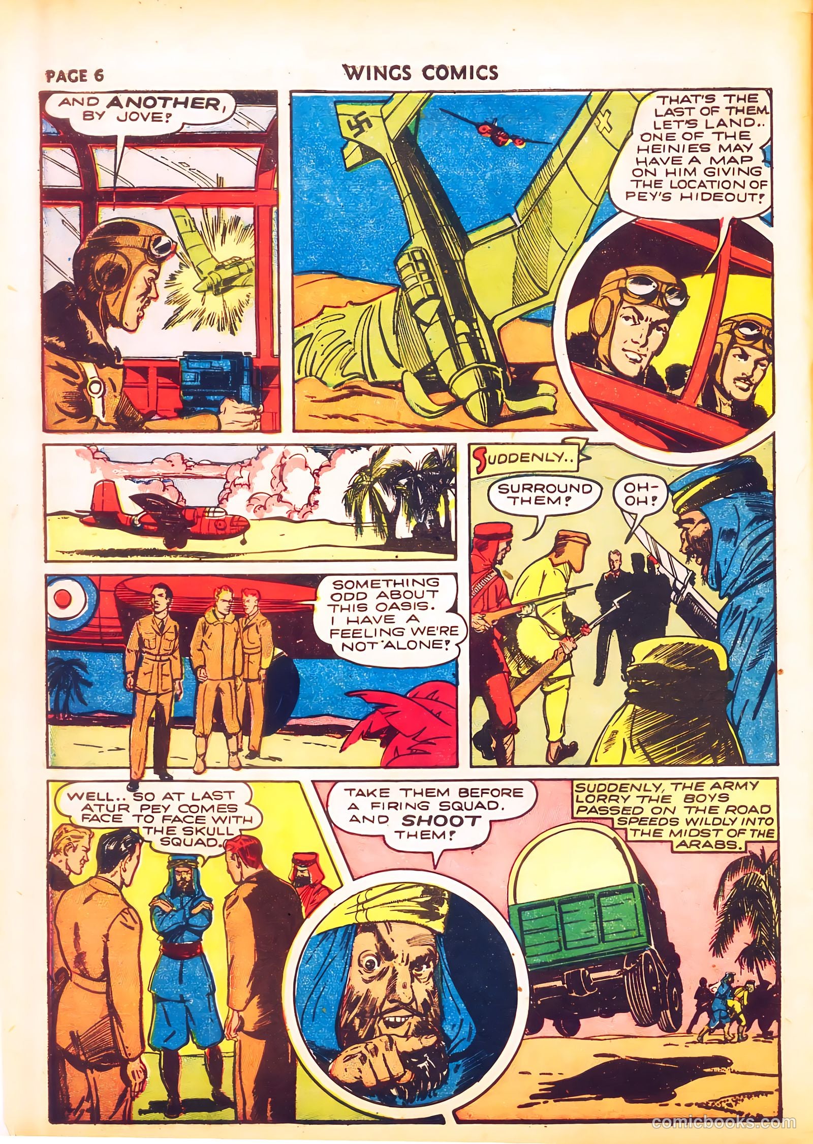 Wings Comics #24 — page 8 of 68