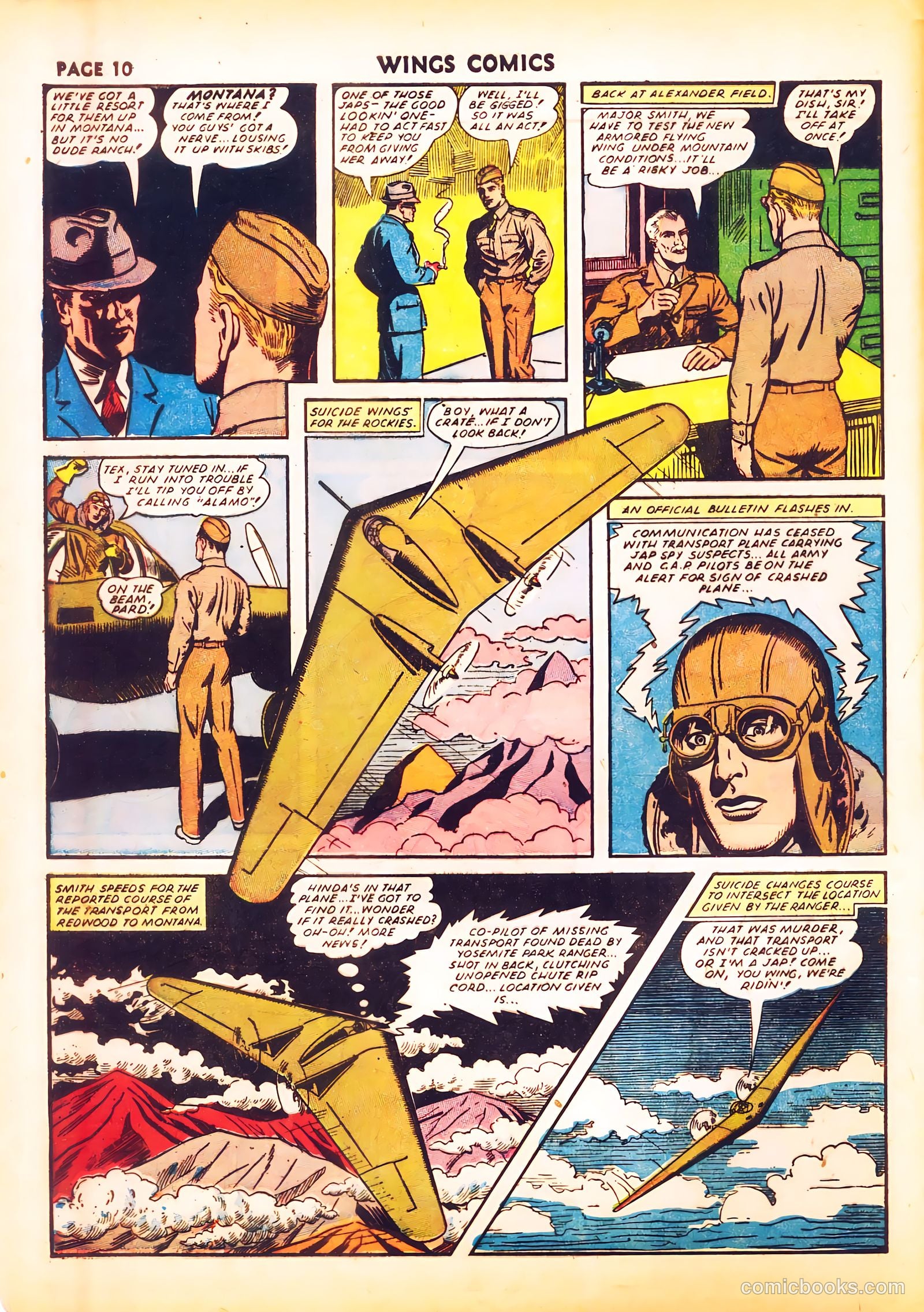 Wings Comics #24 — page 12 of 68