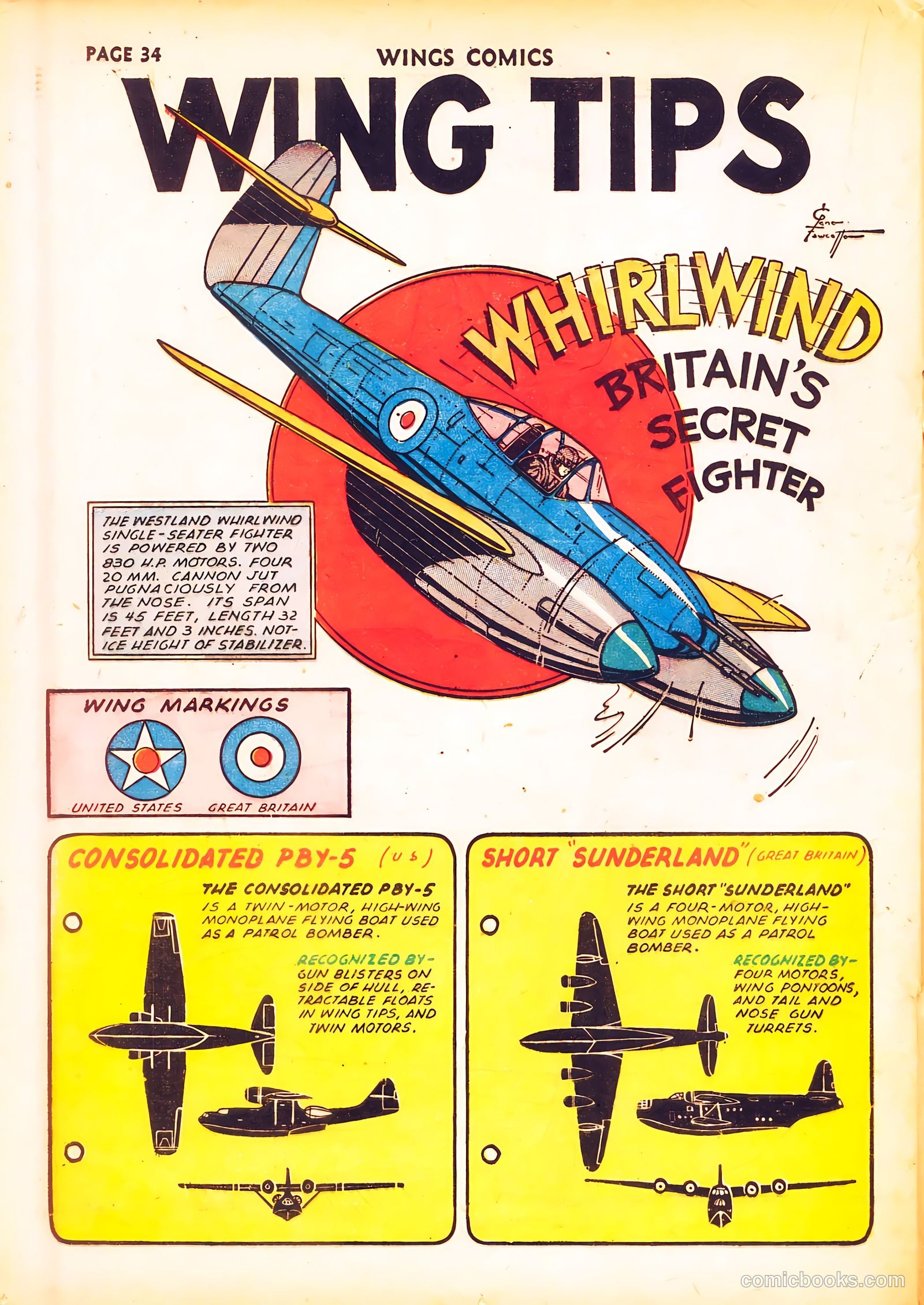 Wings Comics #24 — page 36 of 68