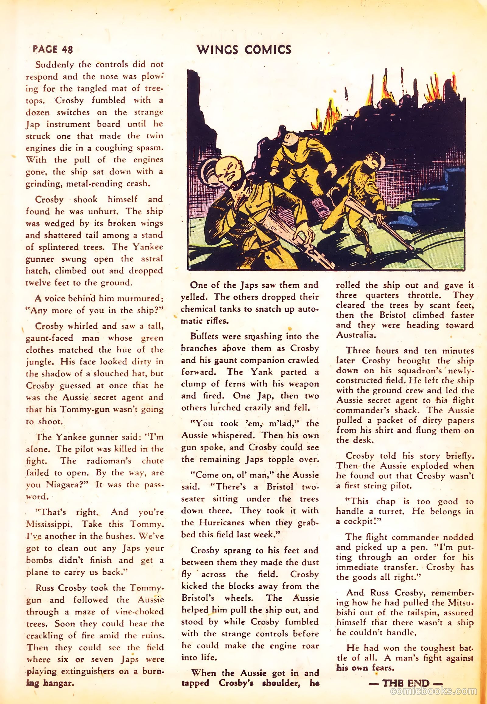 Wings Comics #24 — page 50 of 68