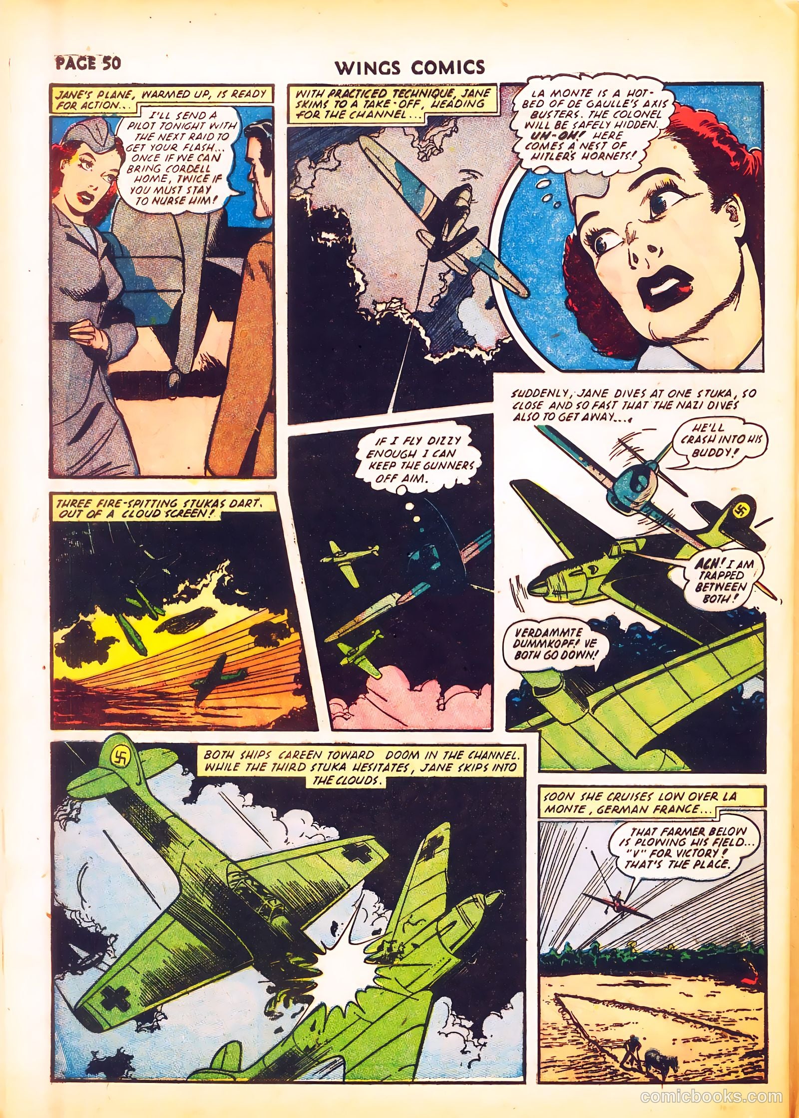 Wings Comics #24 — page 52 of 68