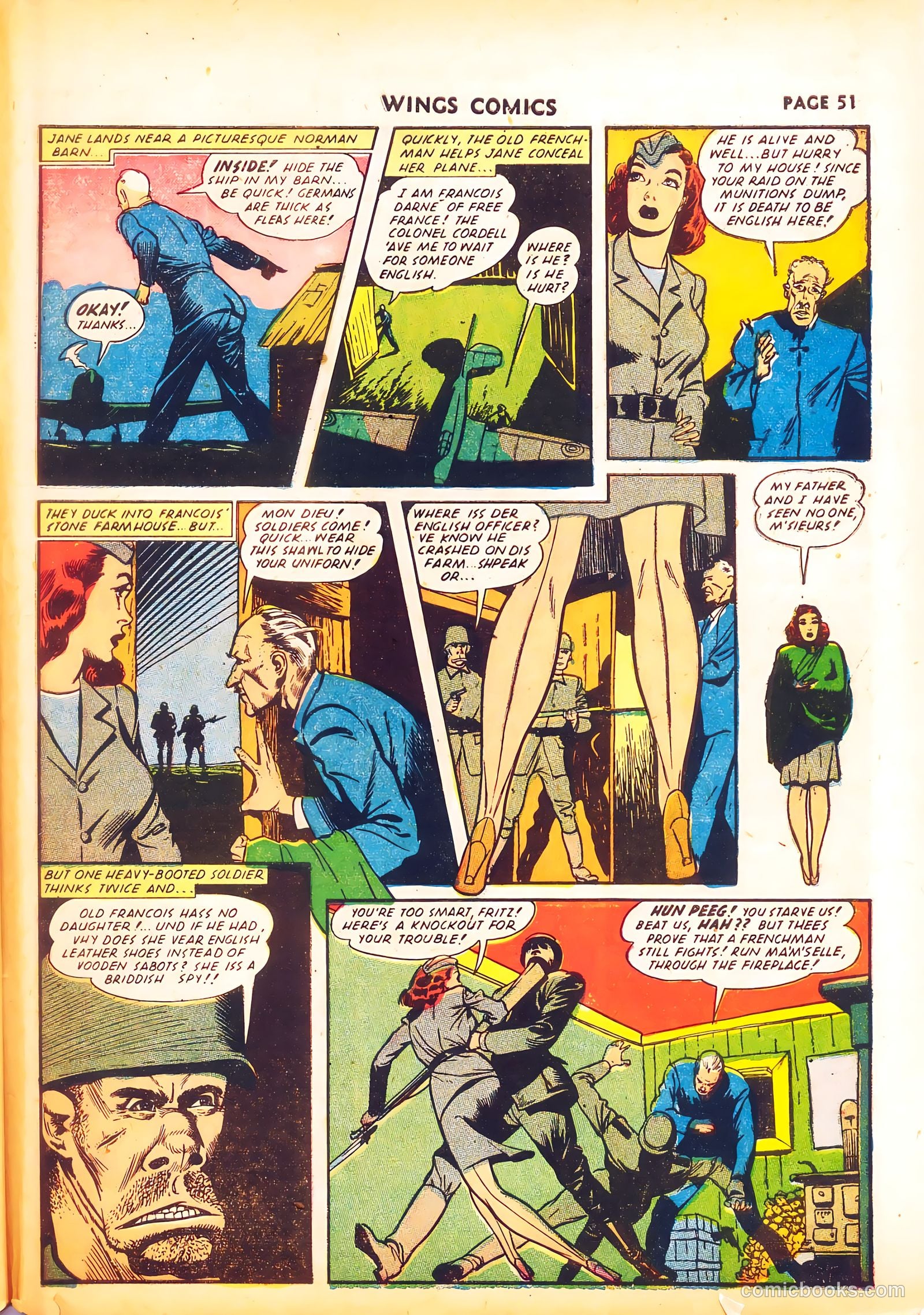 Wings Comics #24 — page 53 of 68