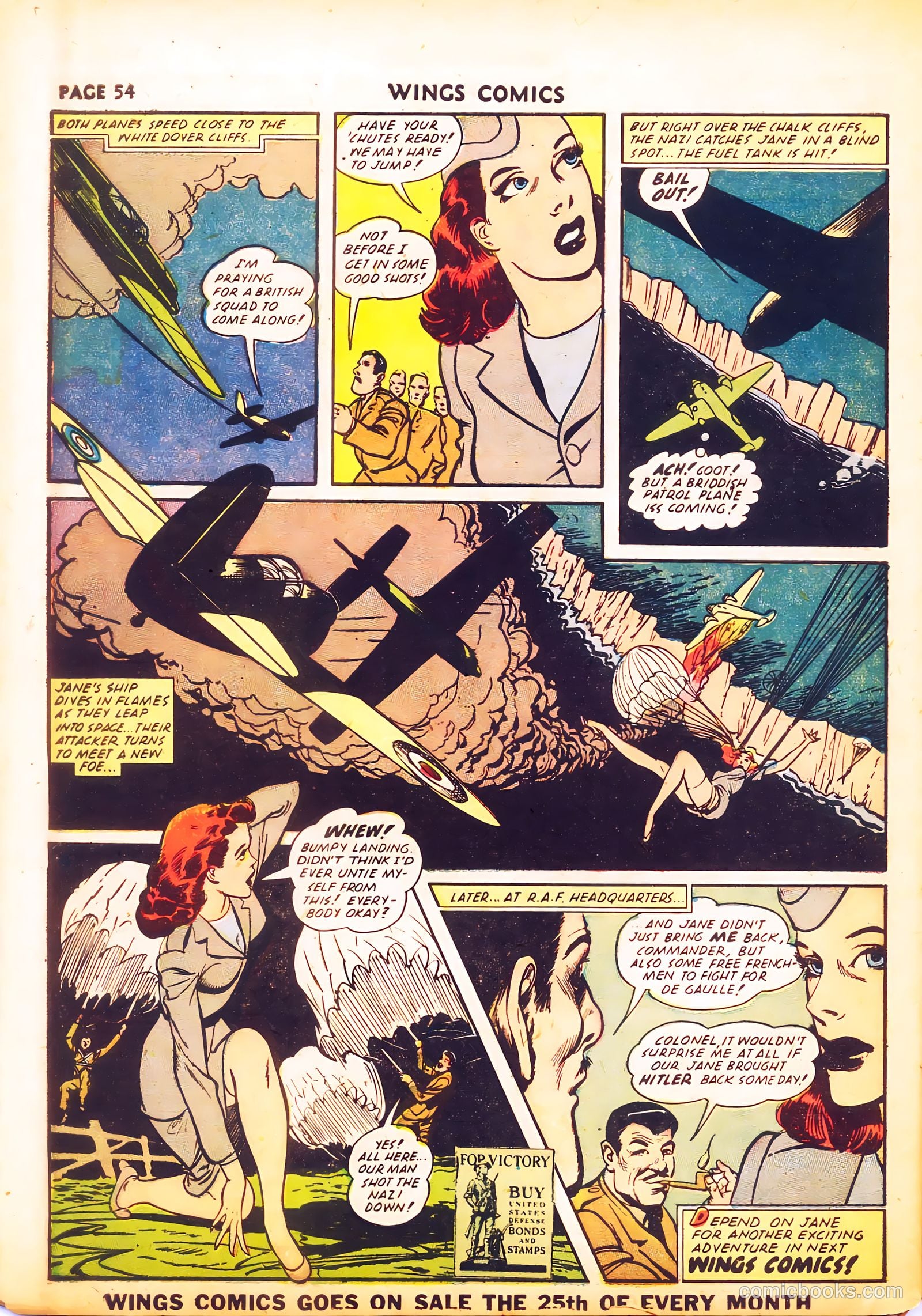 Wings Comics #24 — page 56 of 68