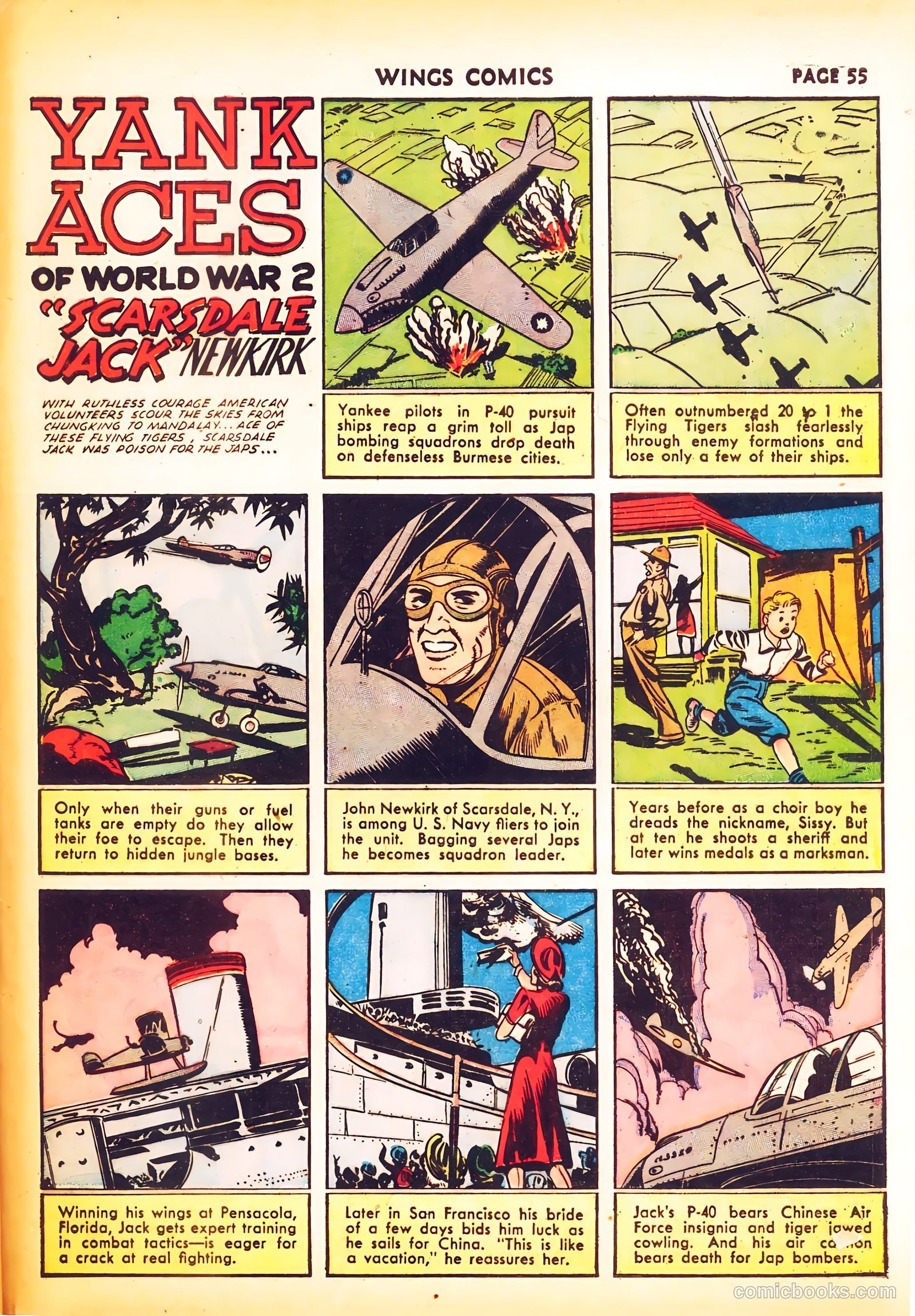 Wings Comics #24 — page 57 of 68