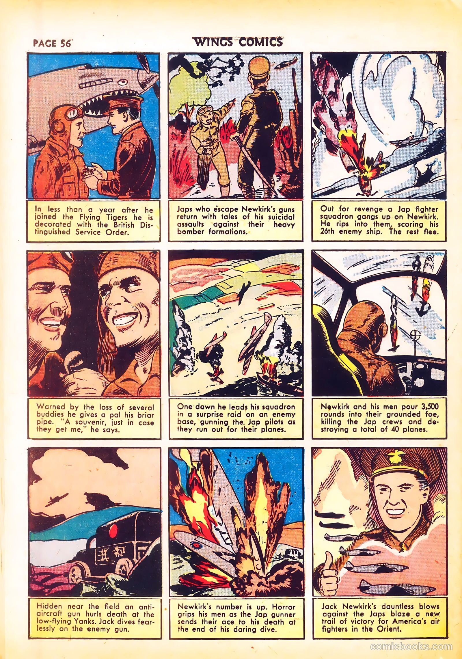 Wings Comics #24 — page 58 of 68
