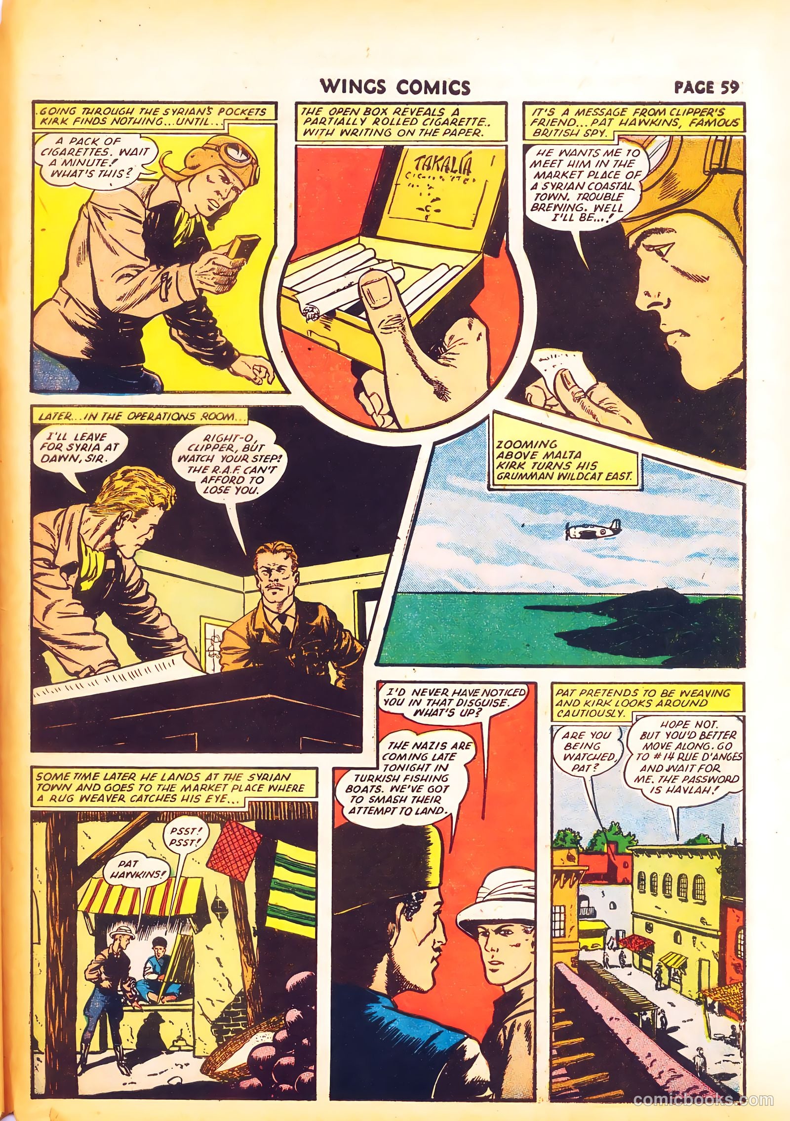 Wings Comics #24 — page 61 of 68