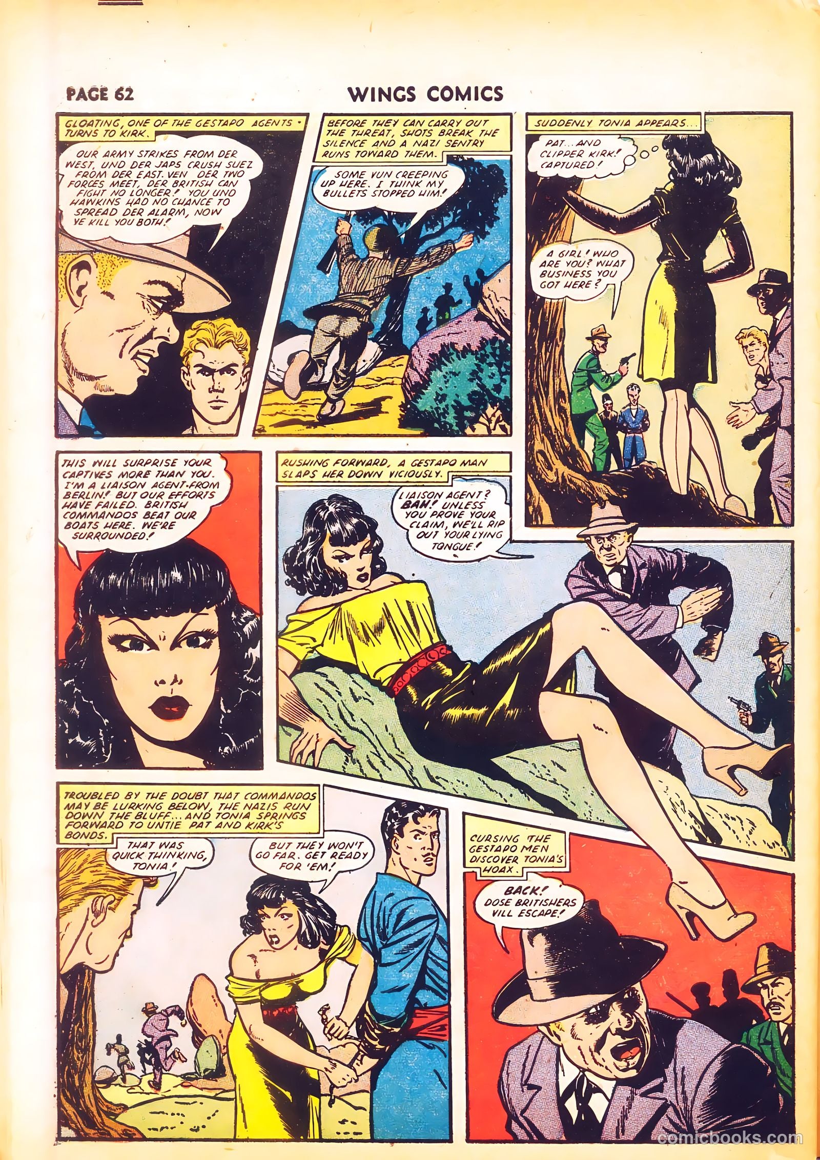 Wings Comics #24 — page 64 of 68