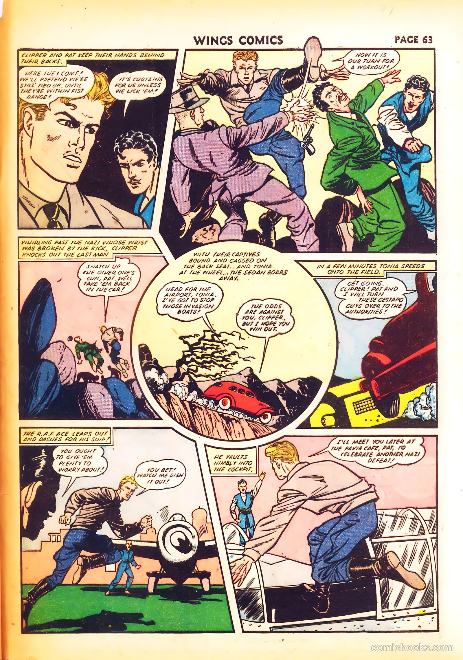 Wings Comics #24 — page 65 of 68