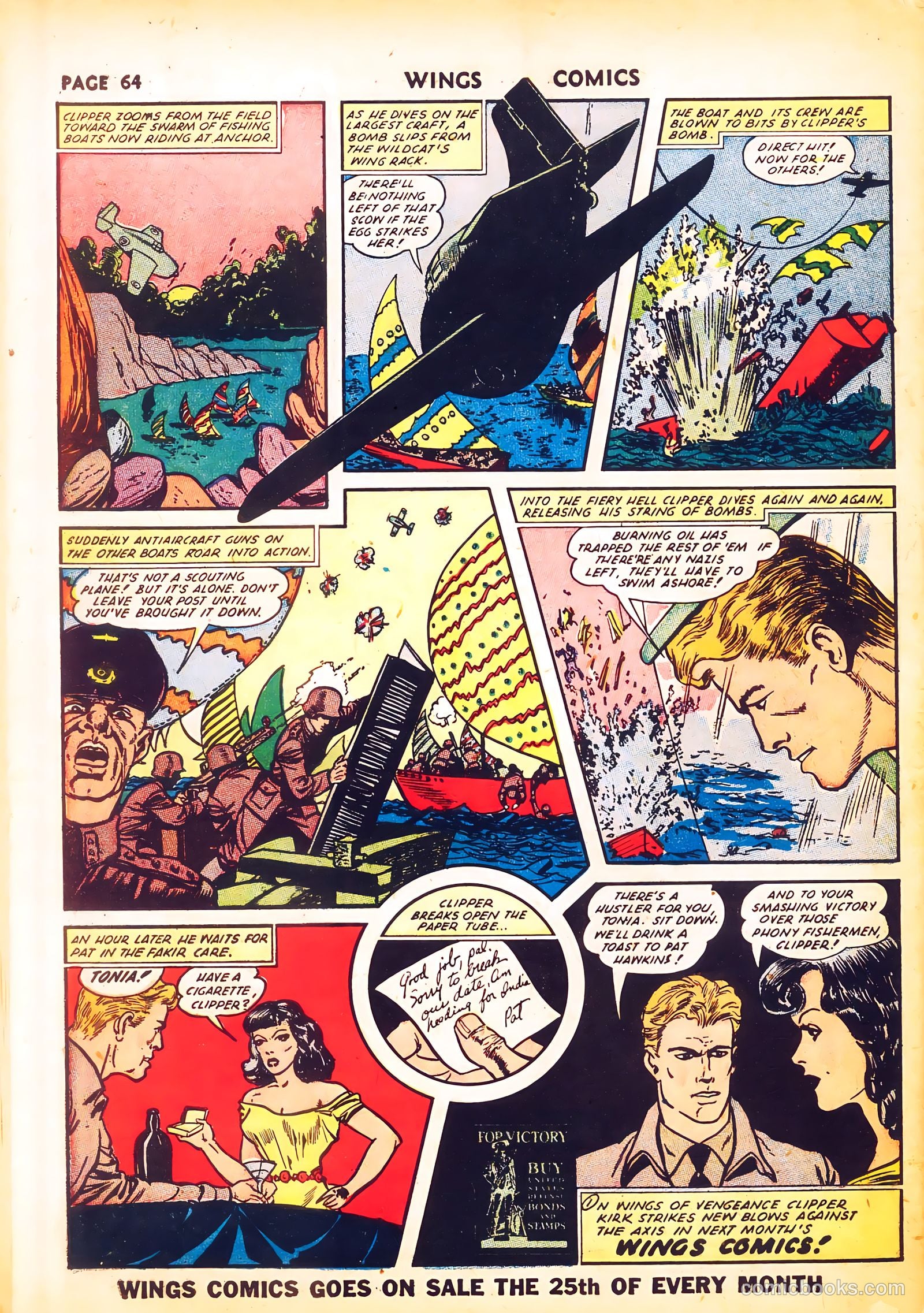 Wings Comics #24 — page 66 of 68