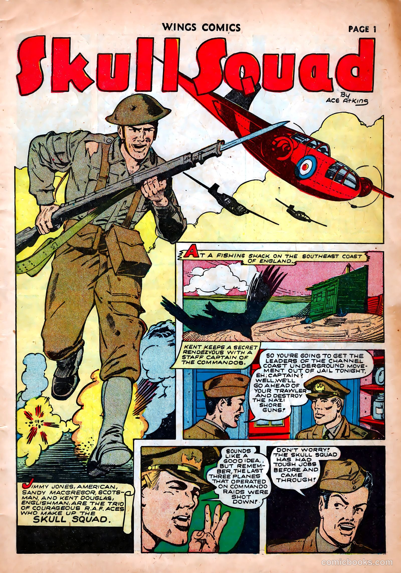 Wings Comics #25 — page 3 of 69