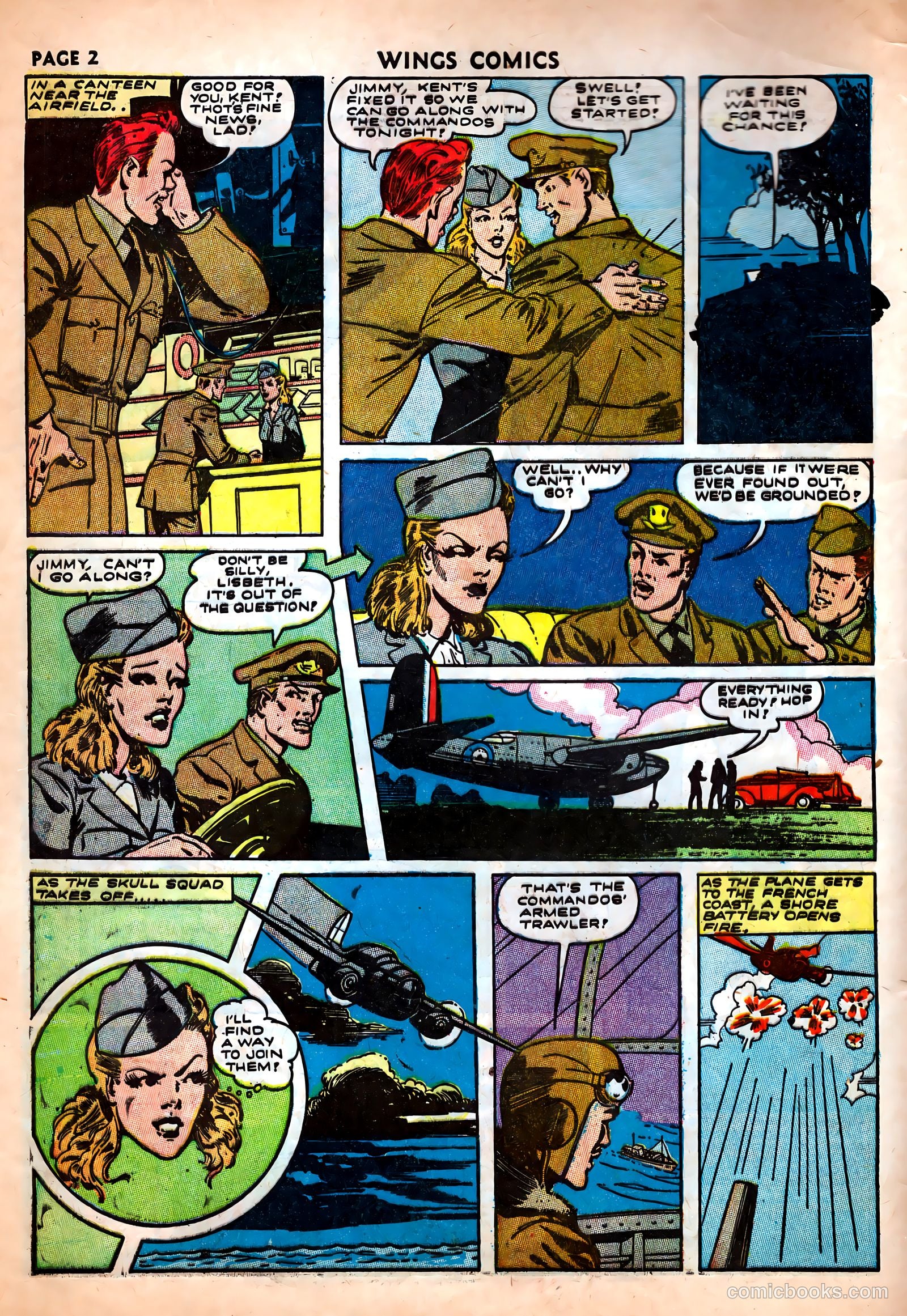 Wings Comics #25 — page 4 of 69