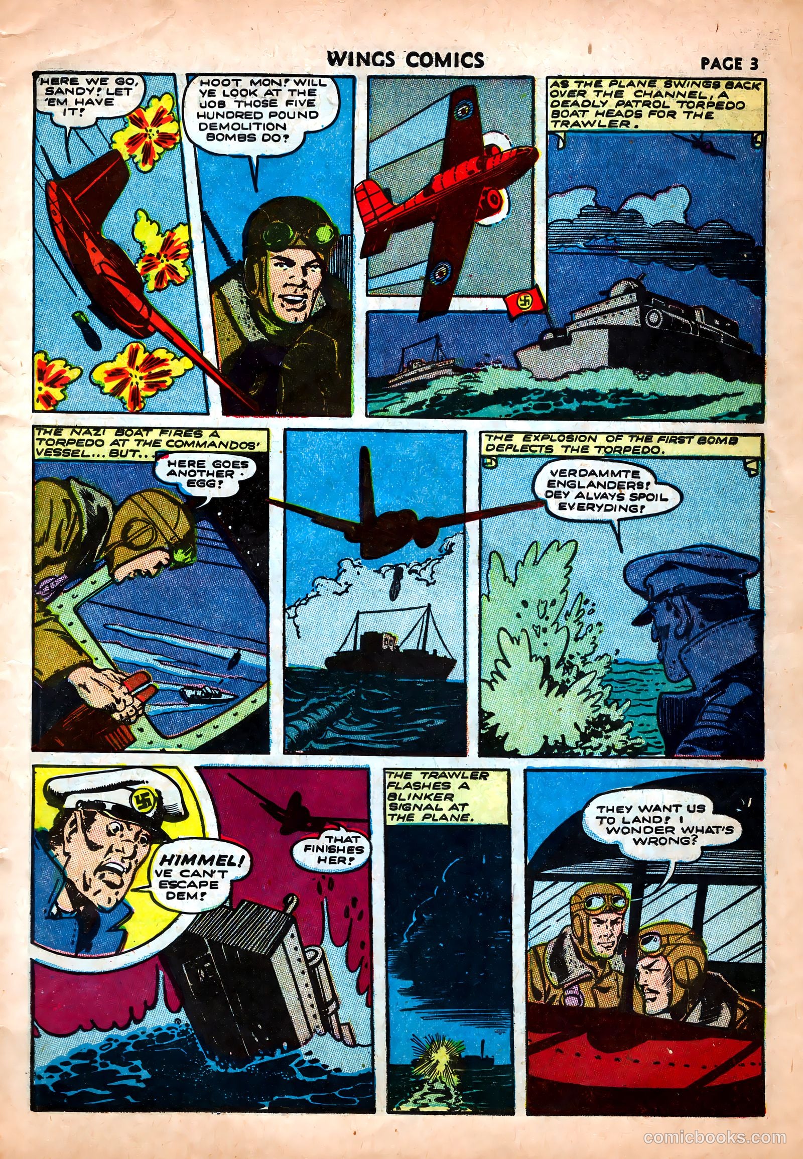 Wings Comics #25 — page 5 of 69