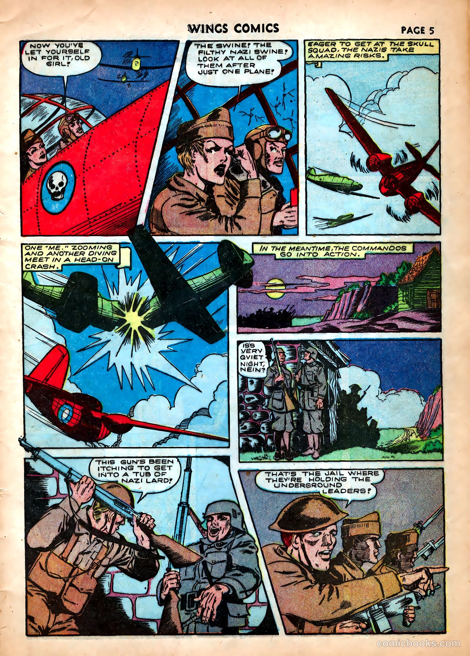 Wings Comics #25 — page 7 of 69