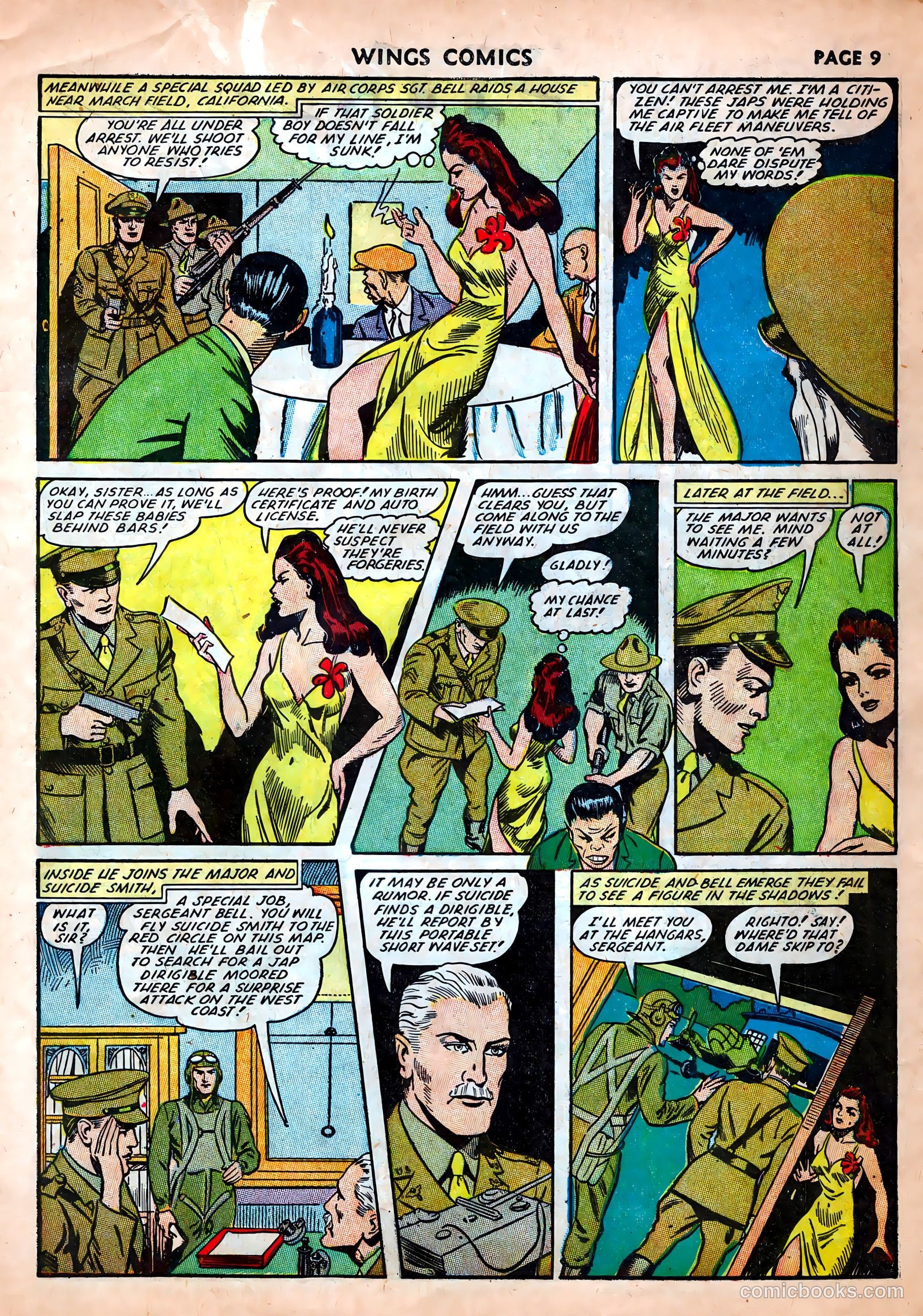 Wings Comics #25 — page 11 of 69