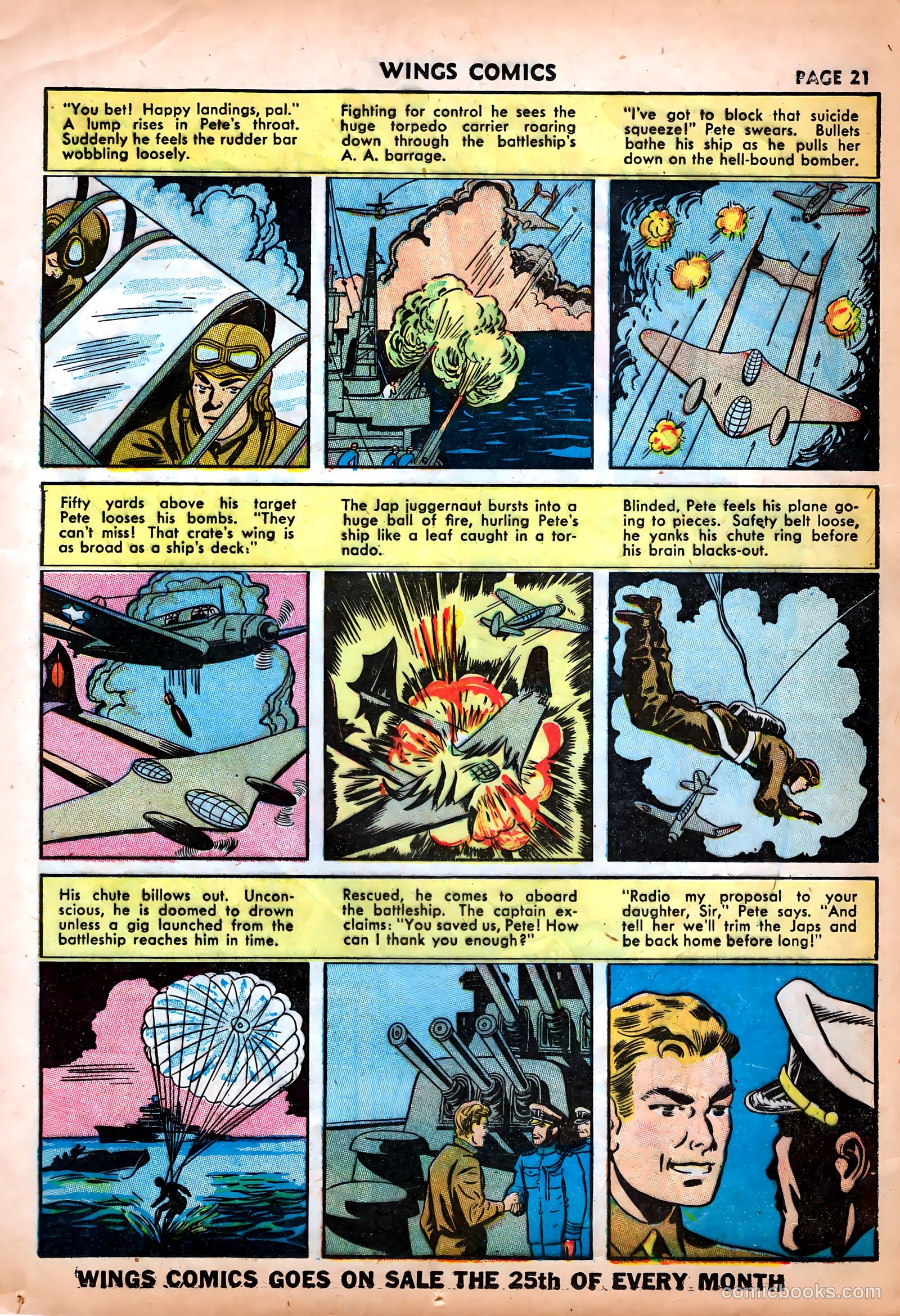 Wings Comics #25 — page 23 of 69