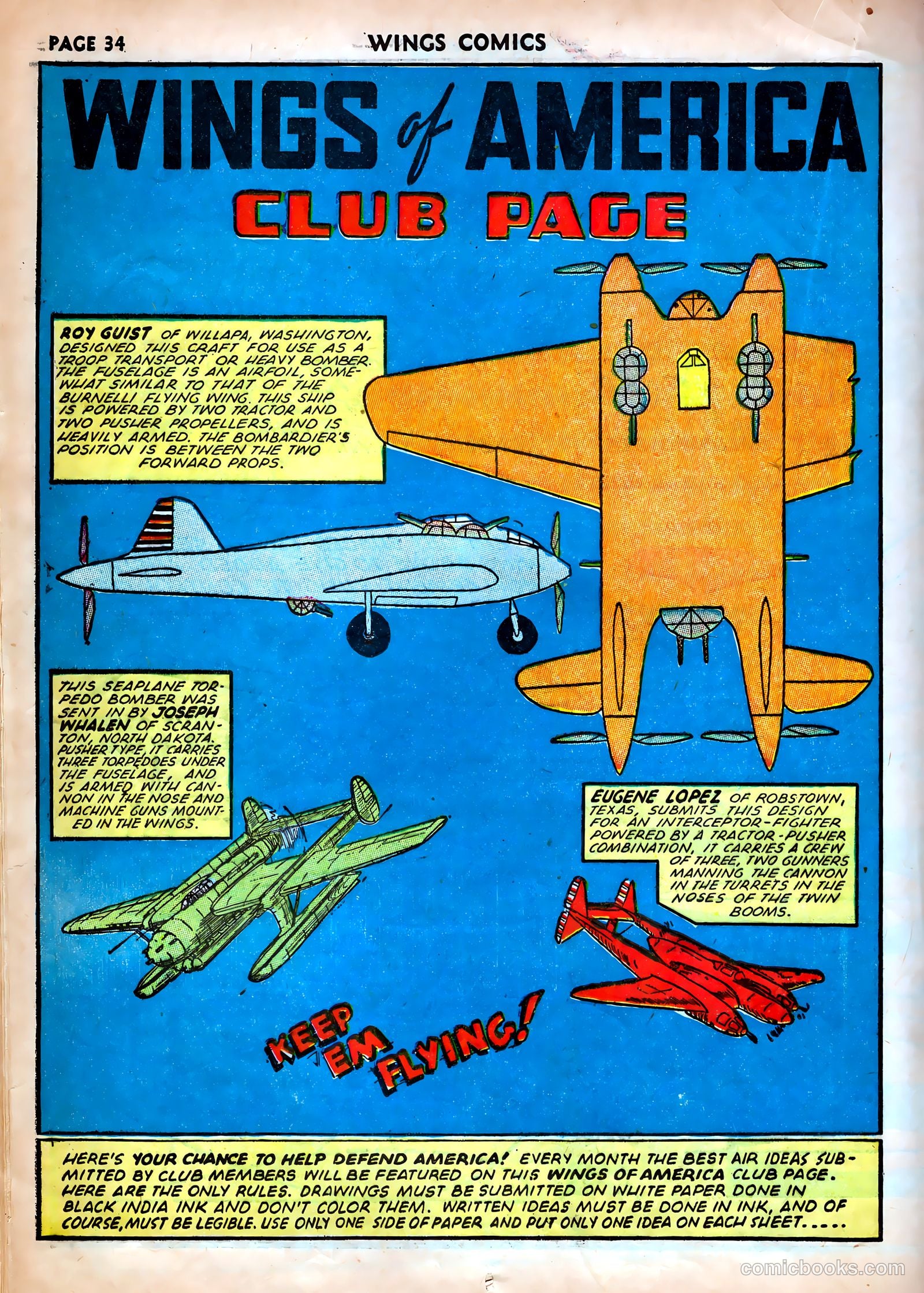 Wings Comics #25 — page 36 of 69