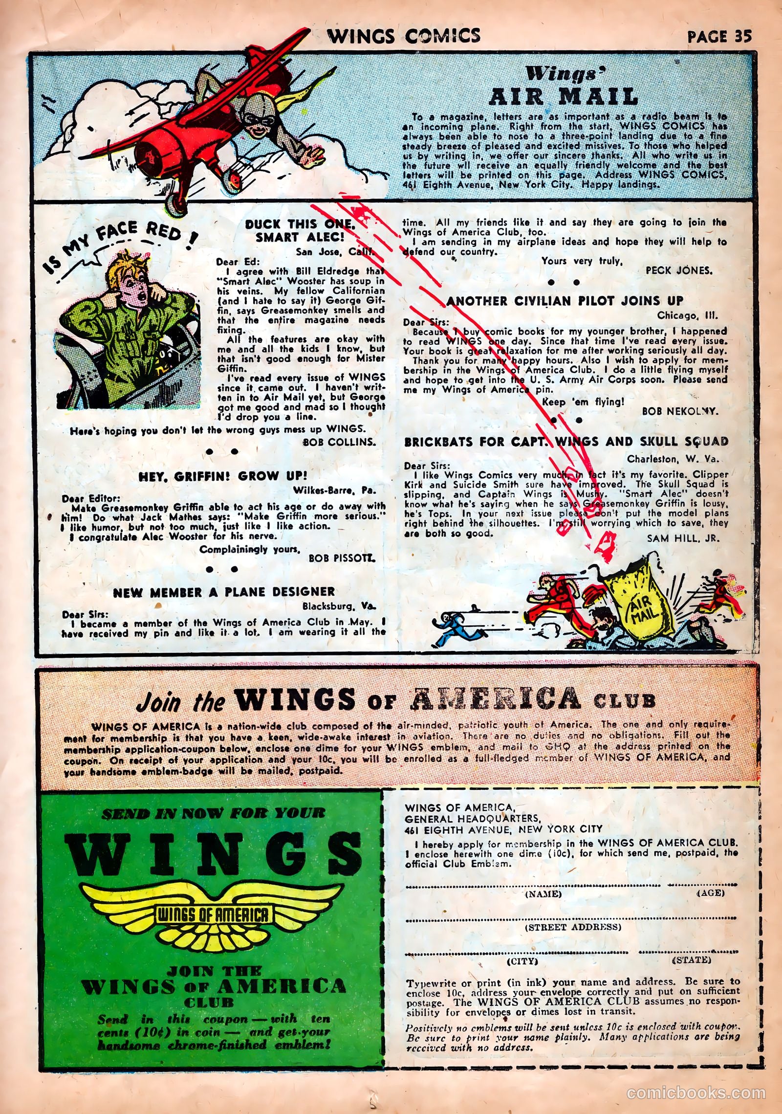 Wings Comics #25 — page 37 of 69