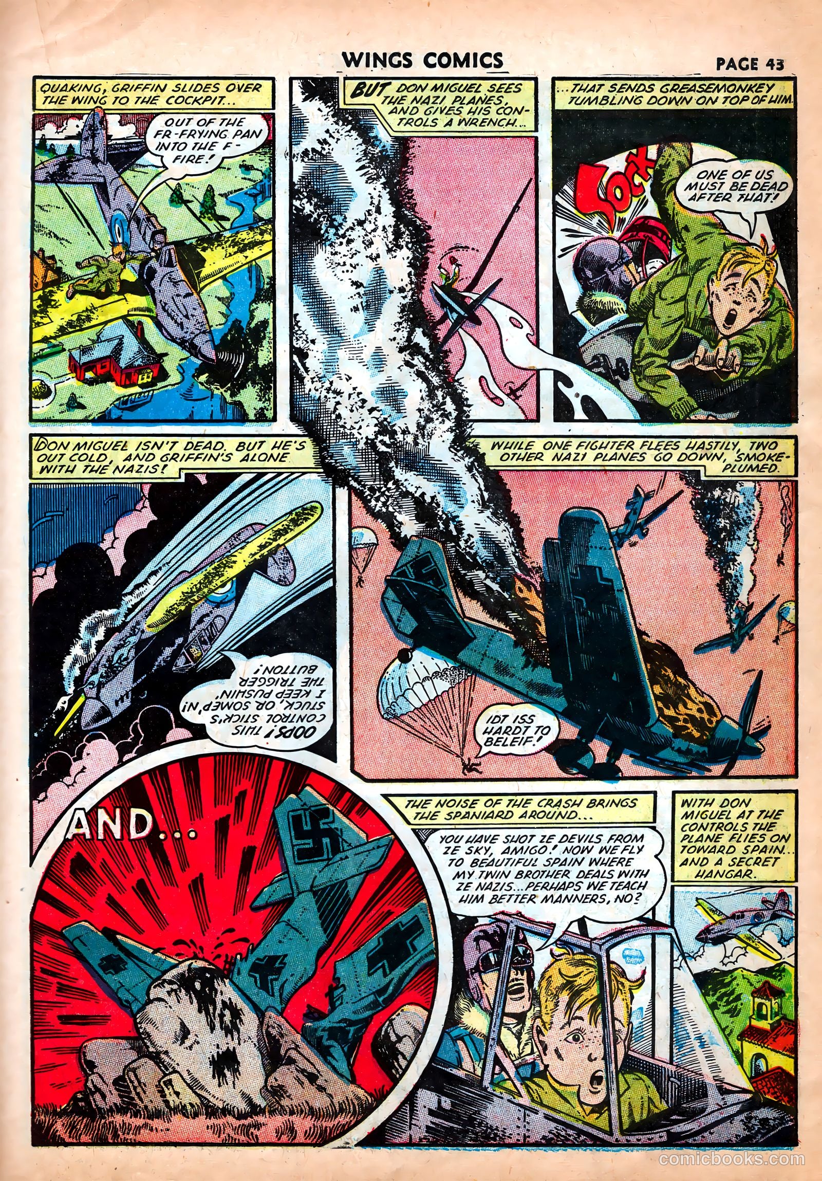 Wings Comics #25 — page 45 of 69