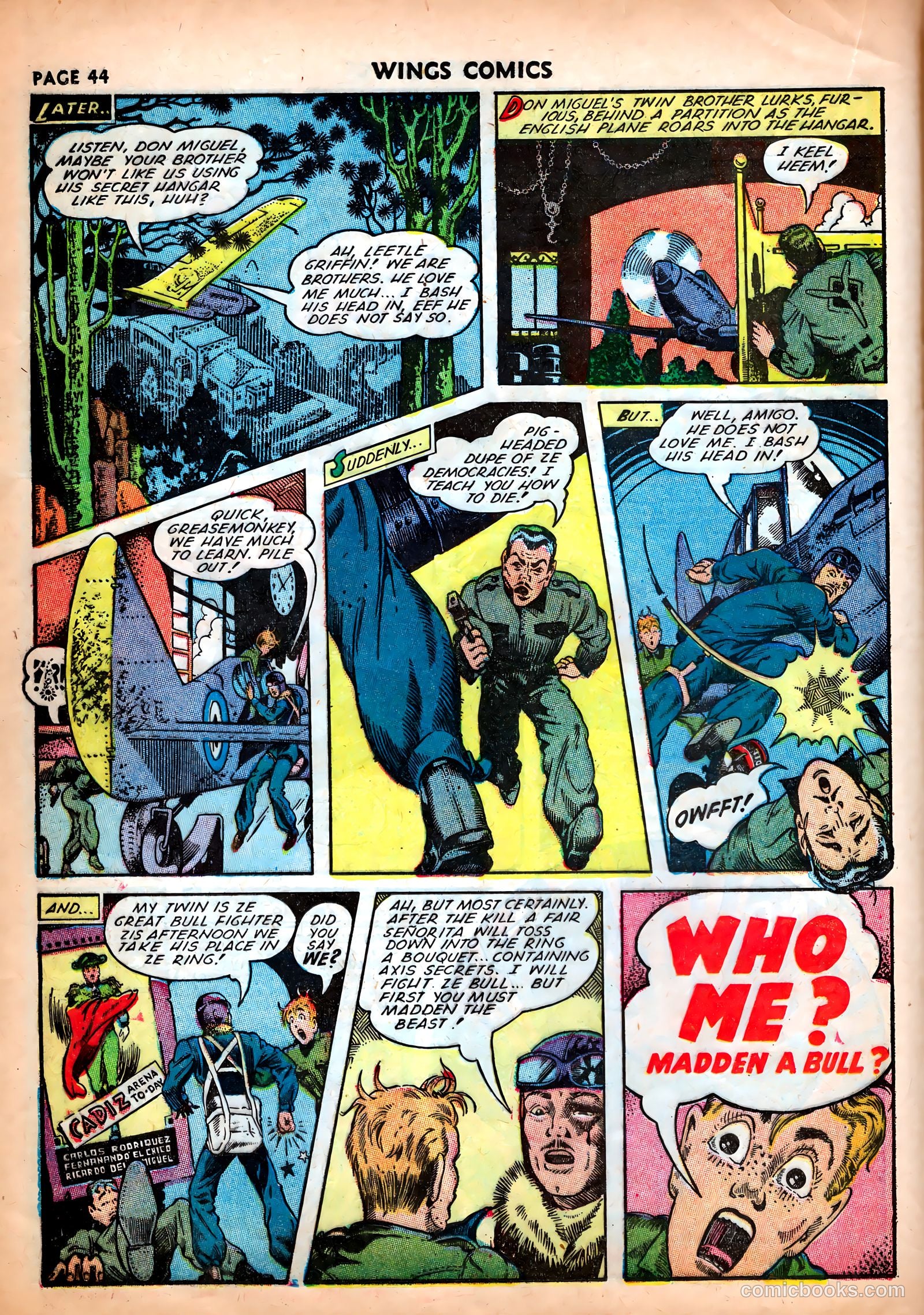 Wings Comics #25 — page 46 of 69