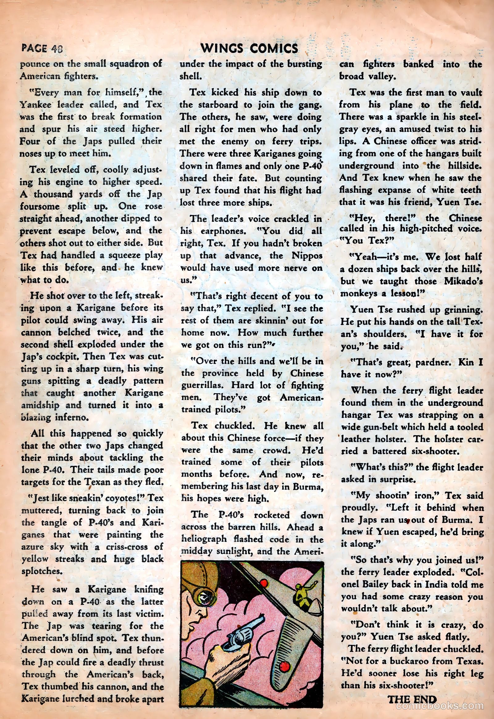 Wings Comics #25 — page 50 of 69