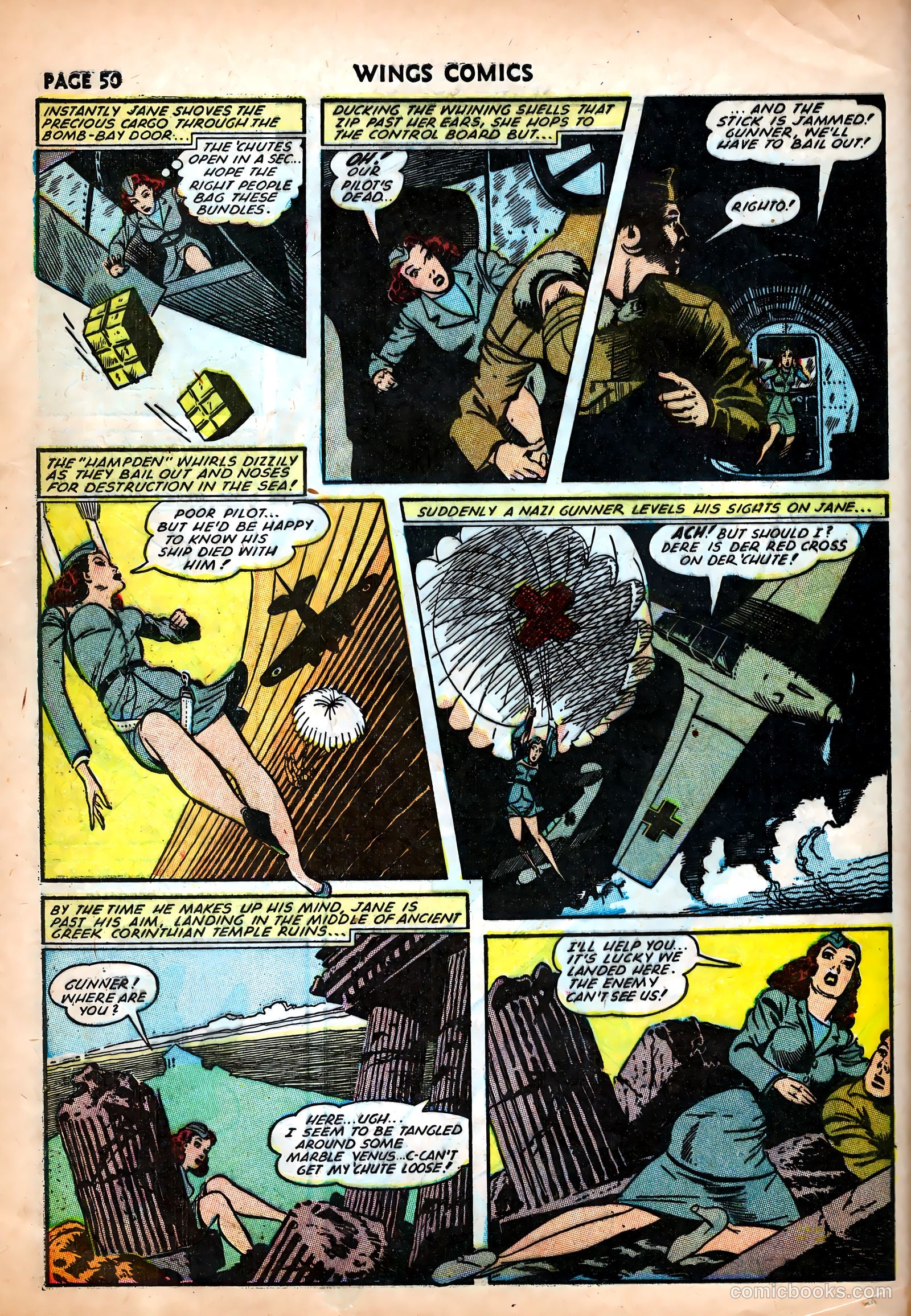 Wings Comics #25 — page 52 of 69