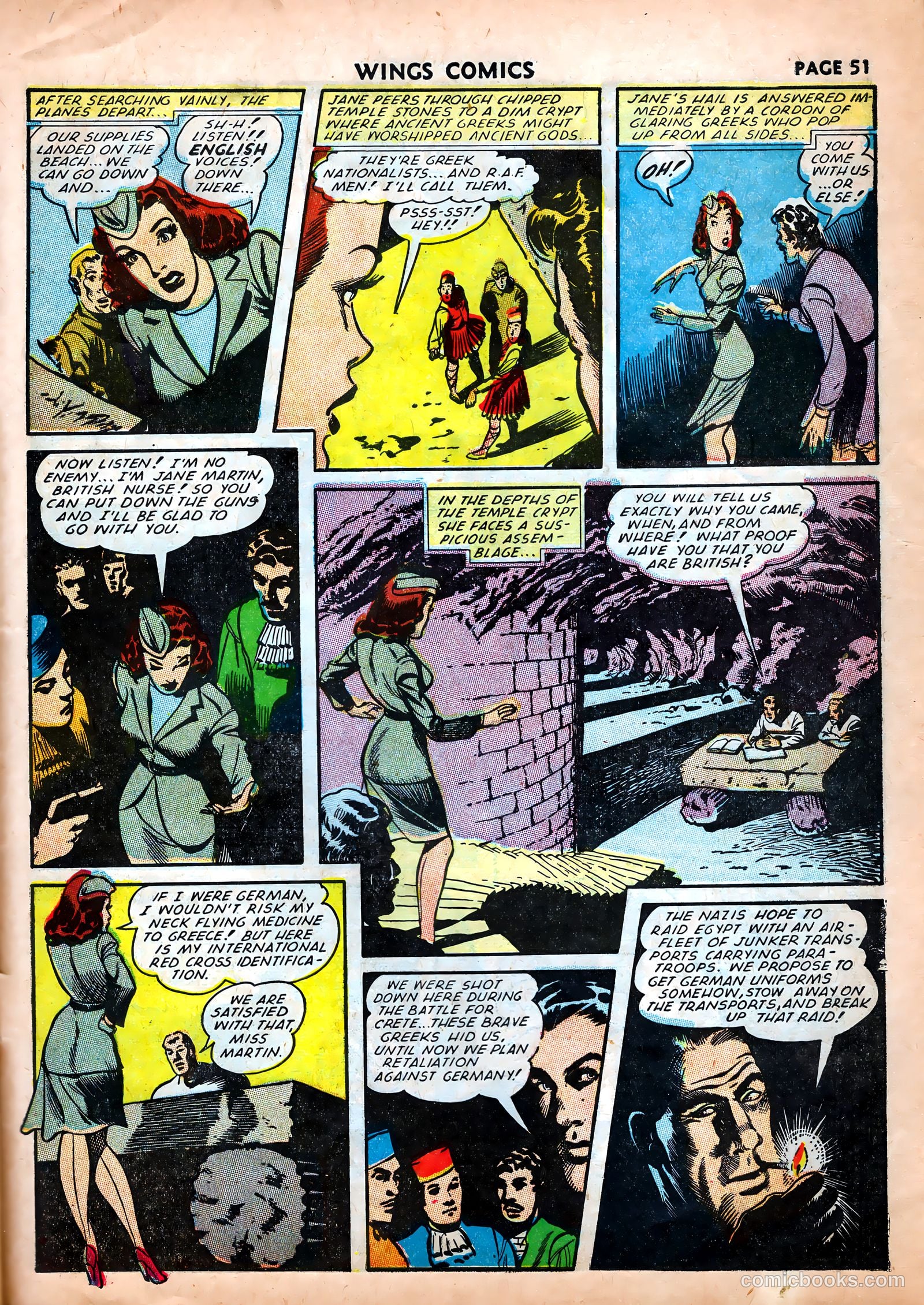 Wings Comics #25 — page 53 of 69