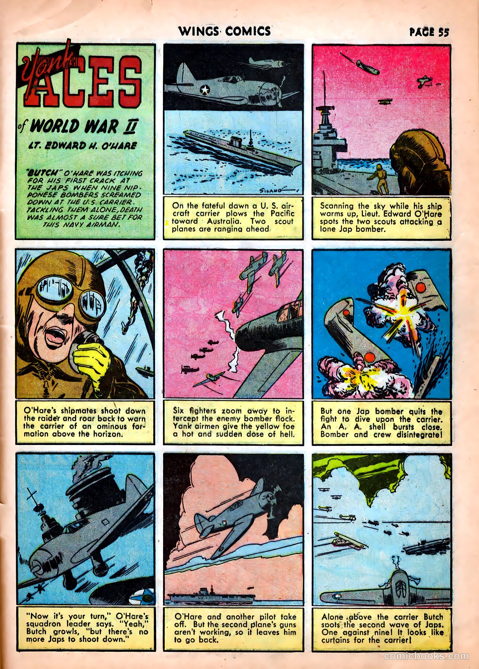 Wings Comics #25 — page 57 of 69