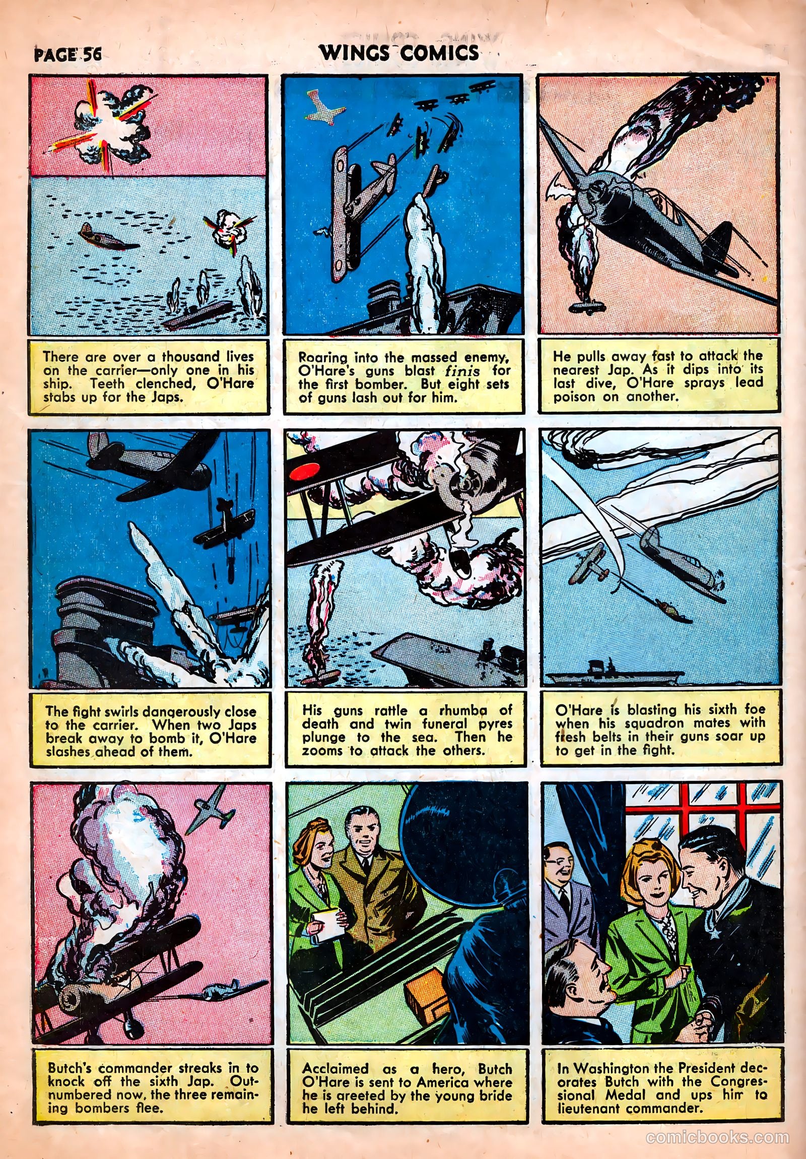 Wings Comics #25 — page 58 of 69