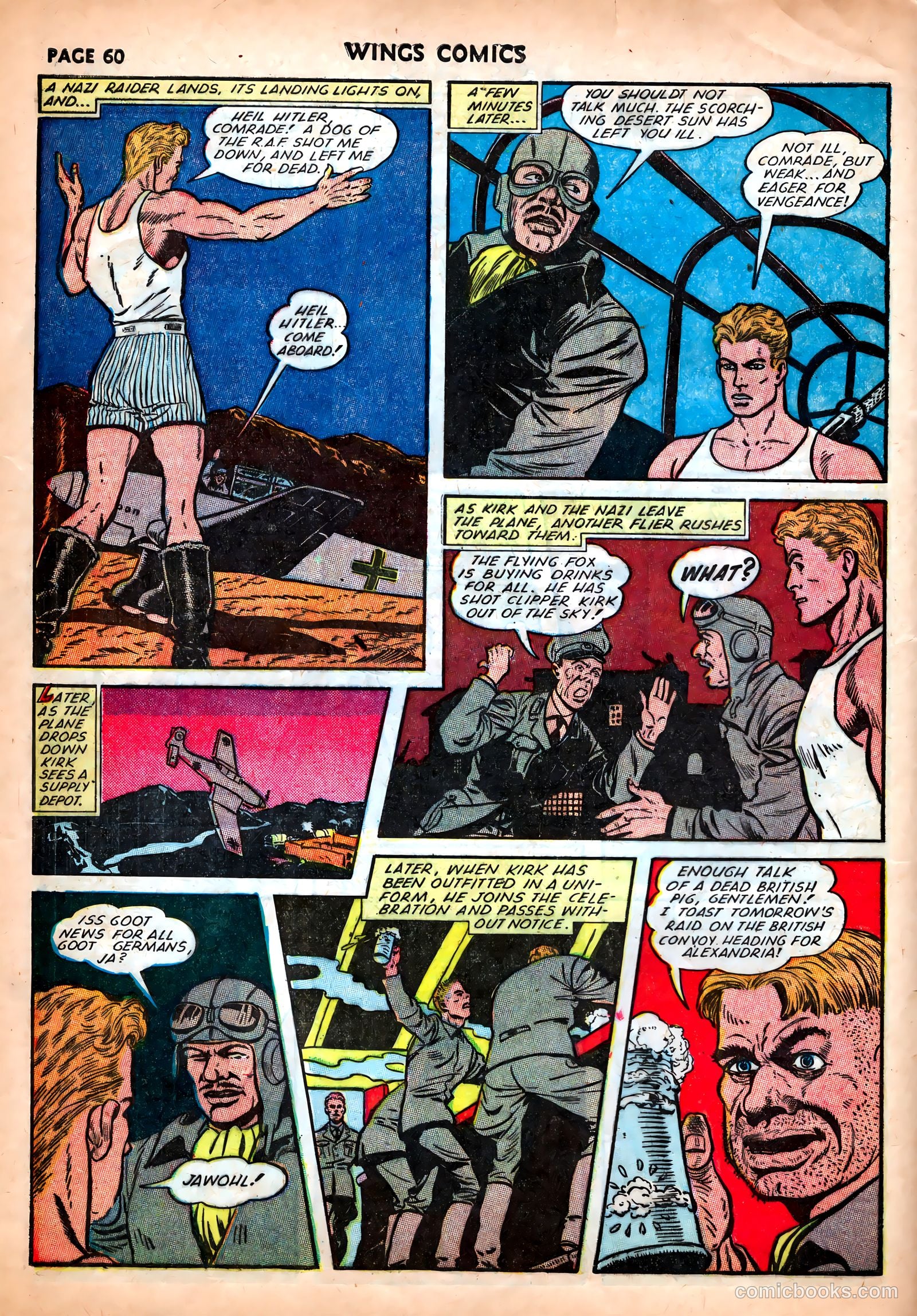 Wings Comics #25 — page 62 of 69