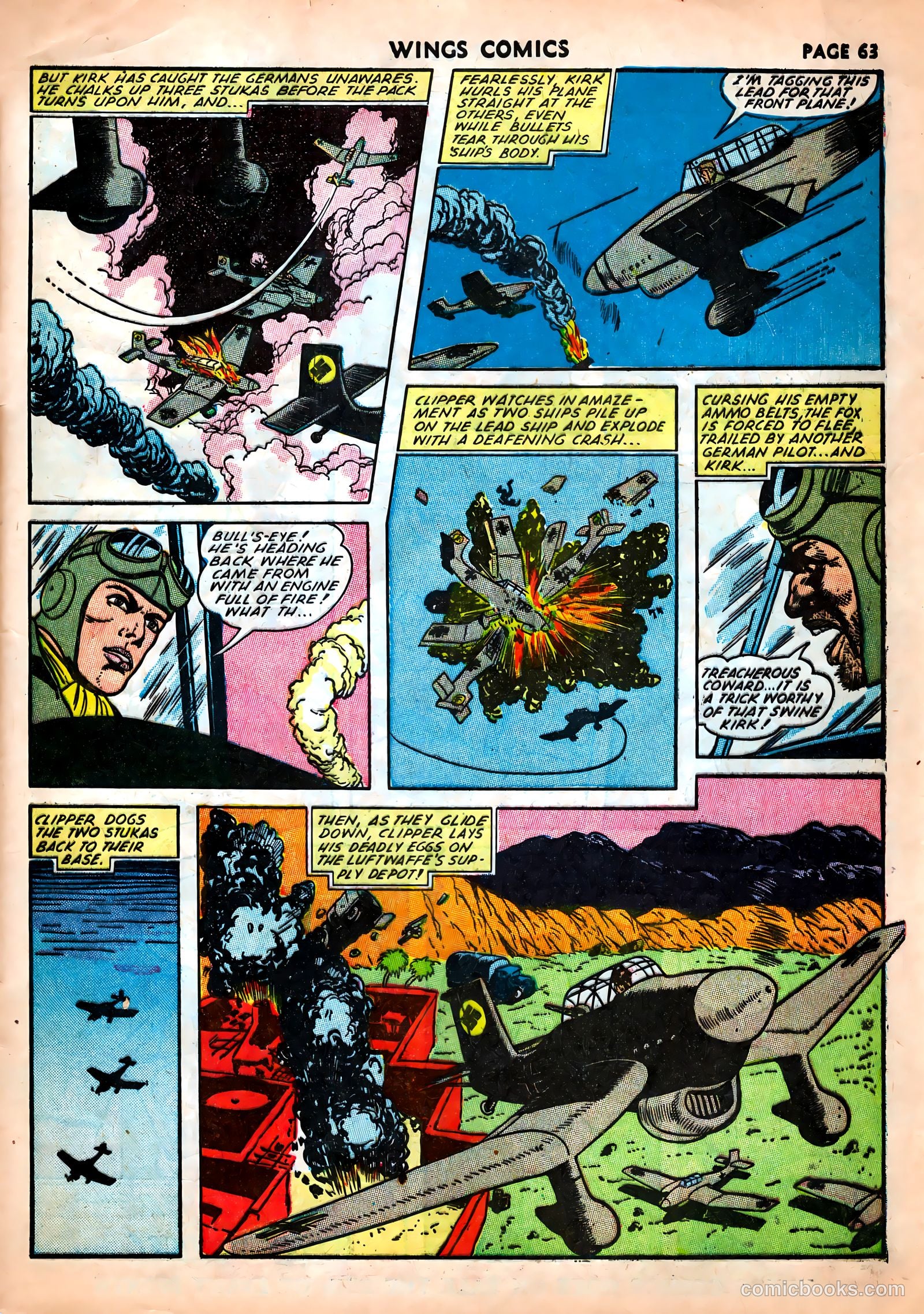 Wings Comics #25 — page 65 of 69