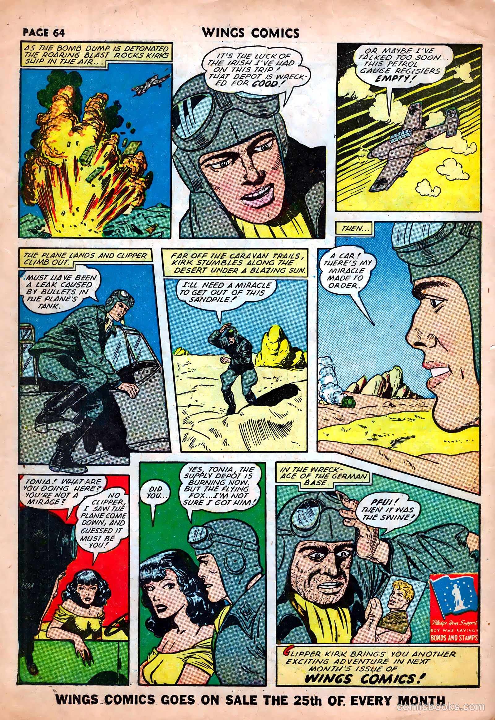 Wings Comics #25 — page 66 of 69
