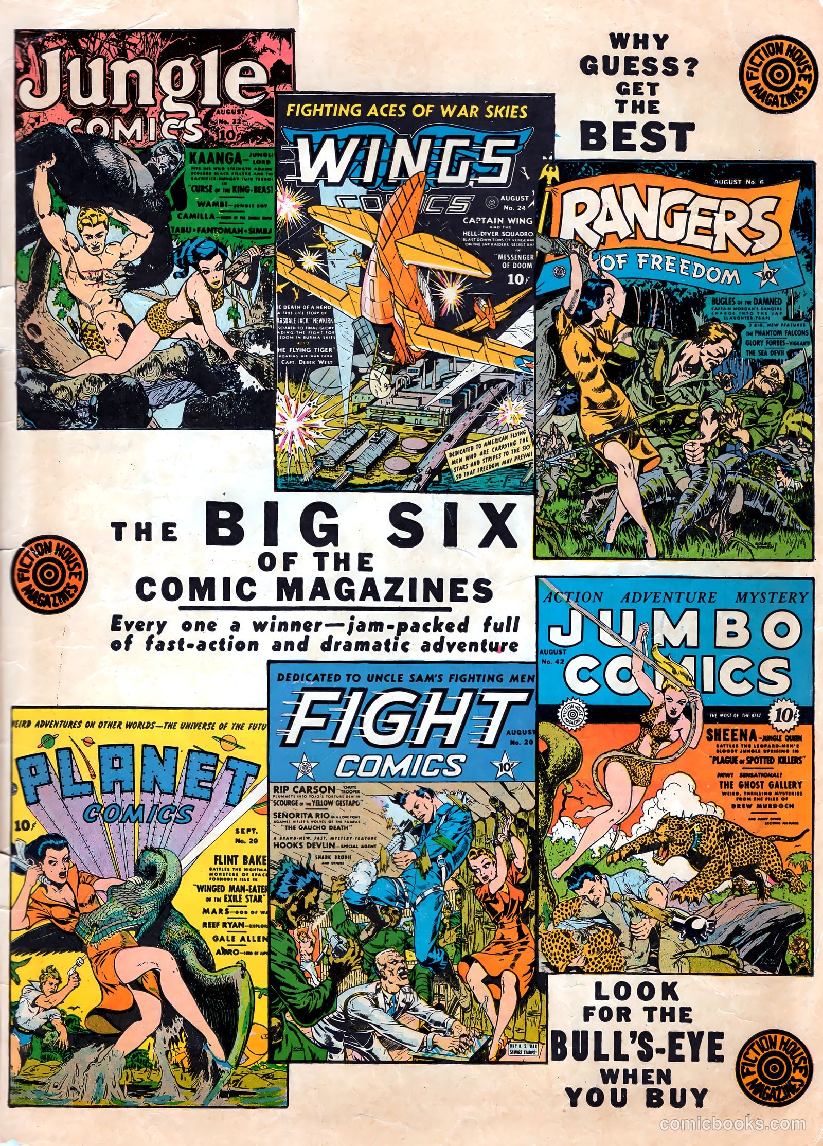 Wings Comics #25 — page 67 of 69
