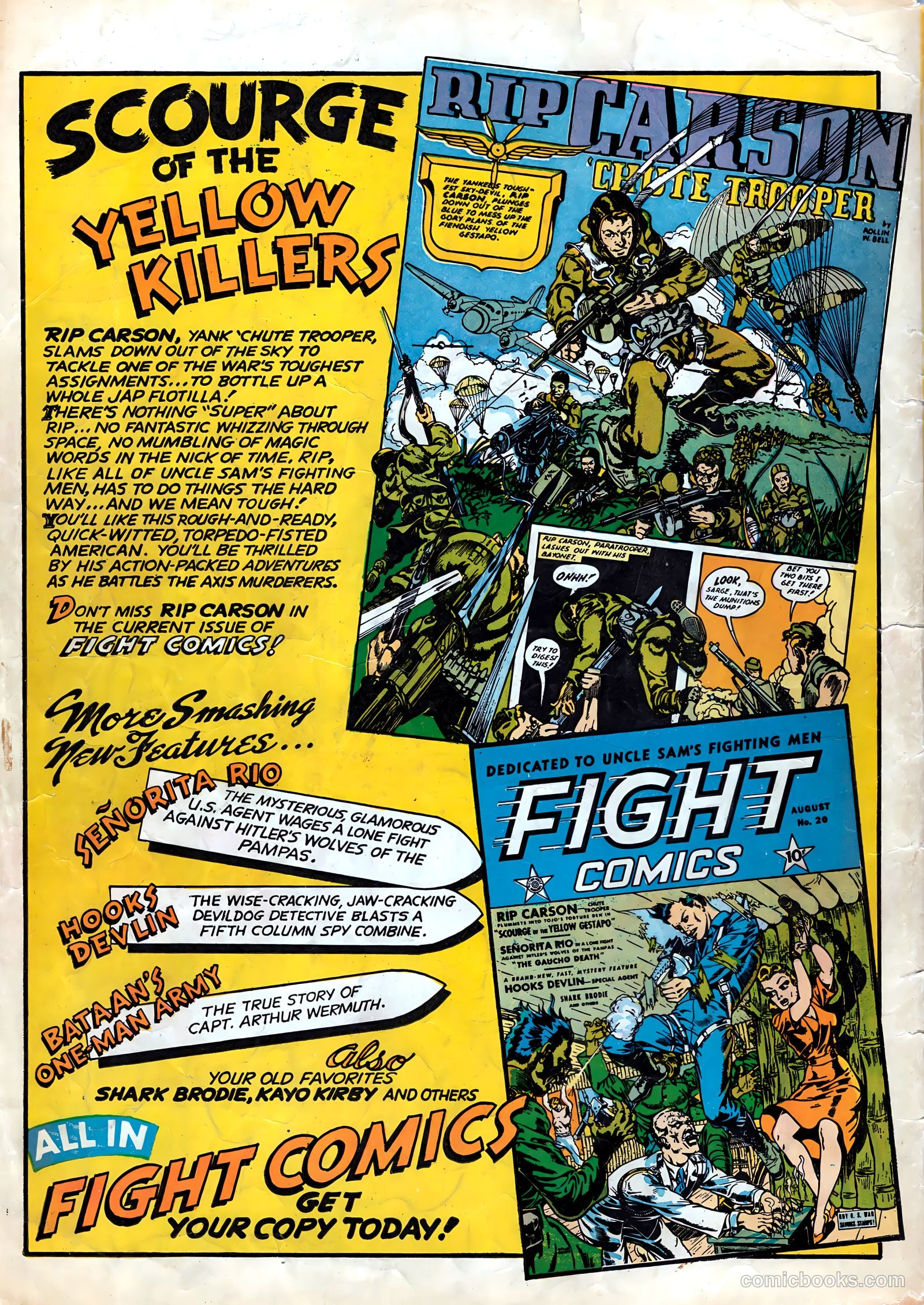 Wings Comics #25 — page 68 of 69