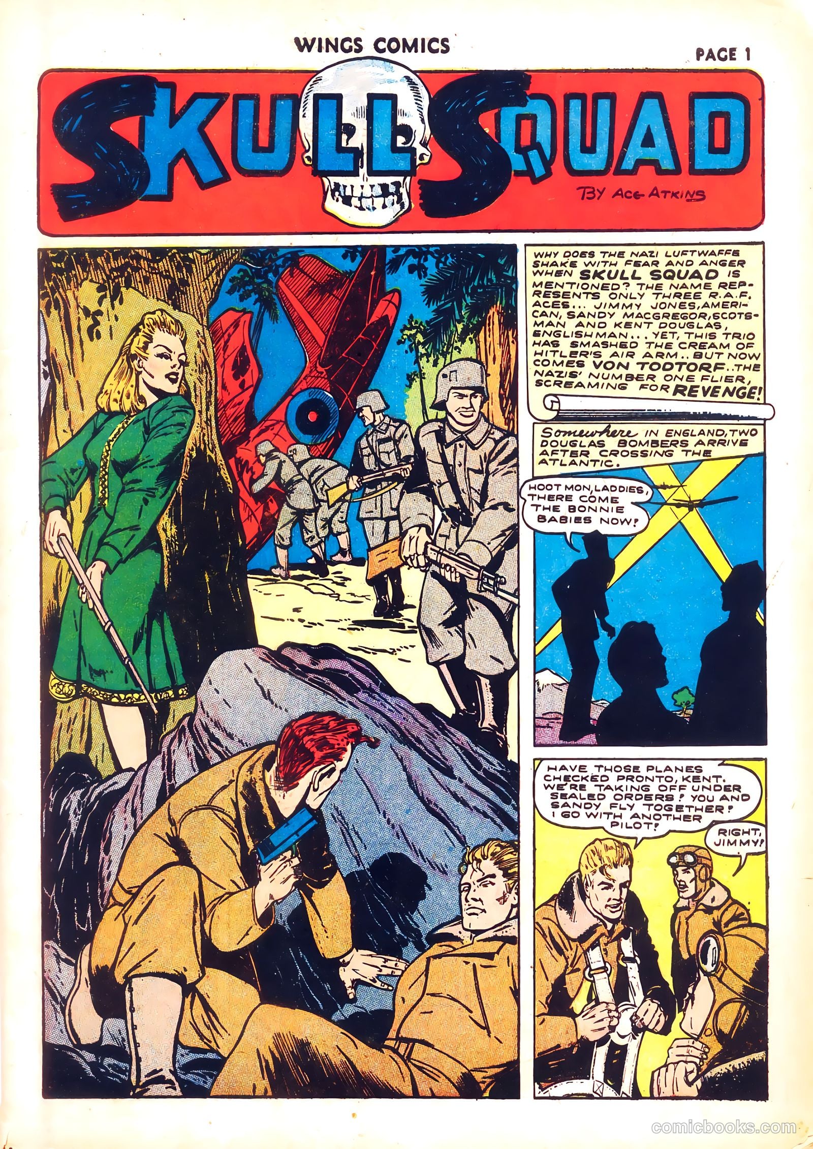 Wings Comics #26 — page 3 of 68