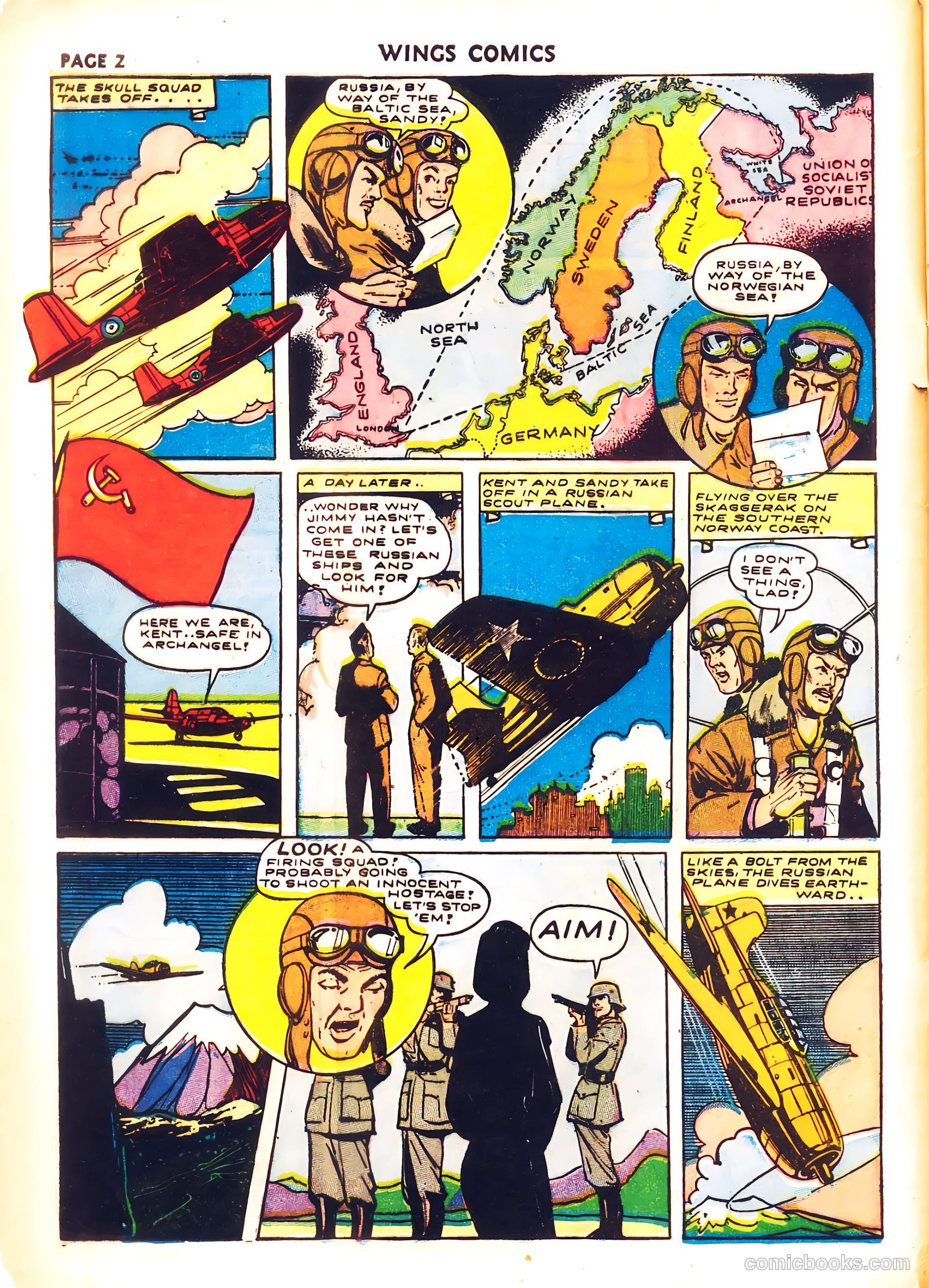Wings Comics #26 — page 4 of 68